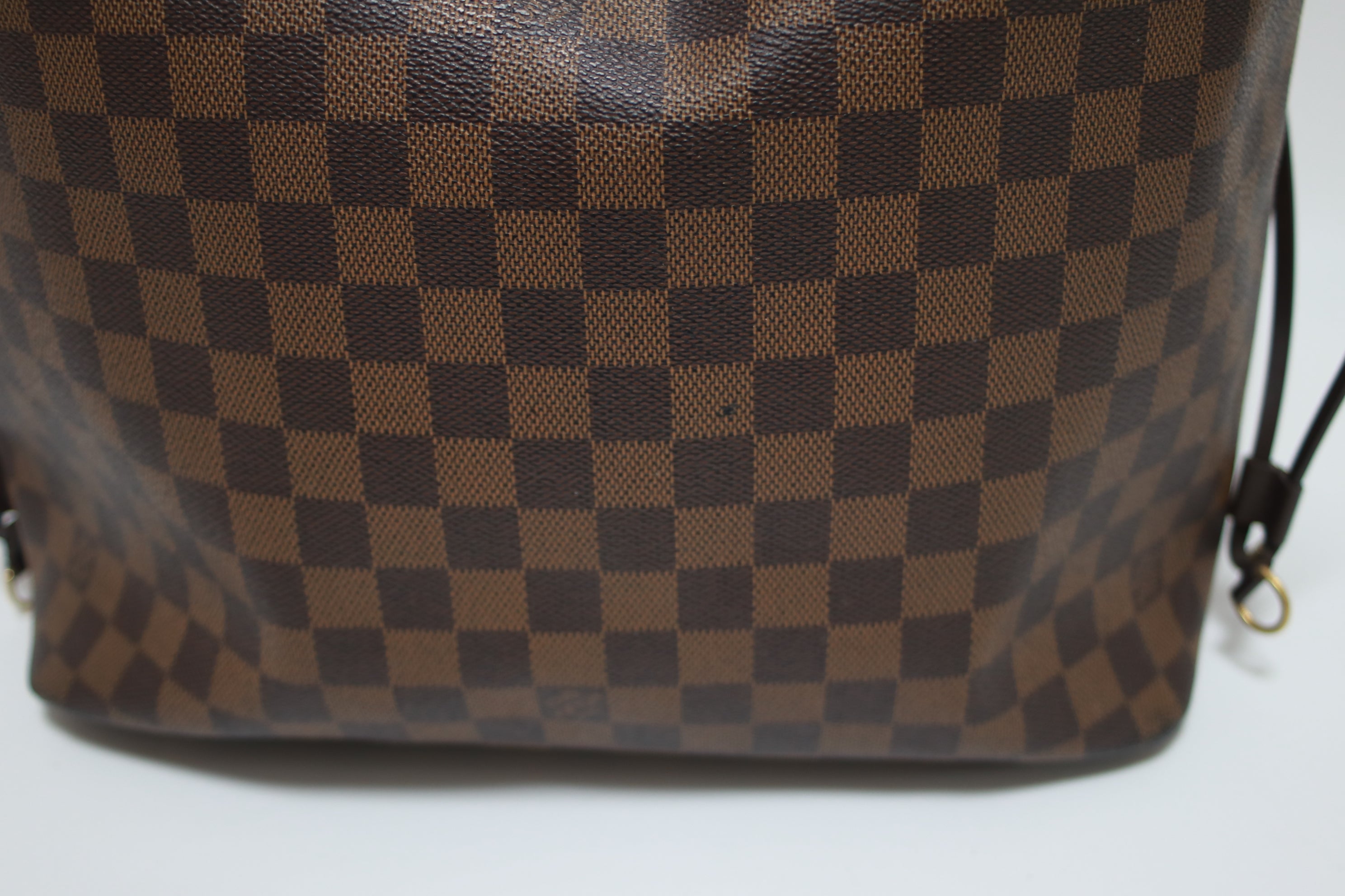 Louis Vuitton Neverfull MM Damier Ebene Tote Bag Used