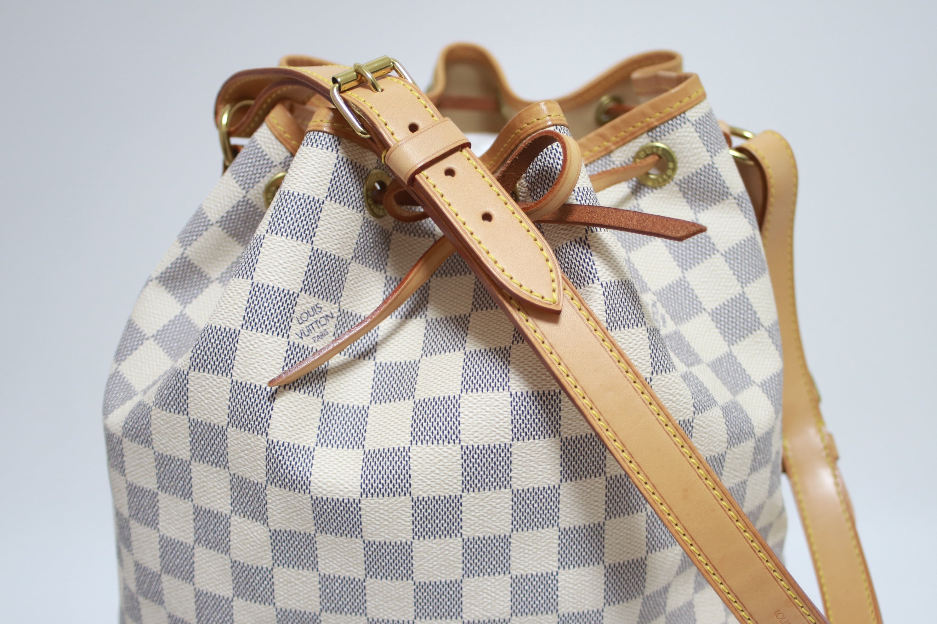 Louis Vuitton Noe GM Damier Azur Shoulder Bag Used