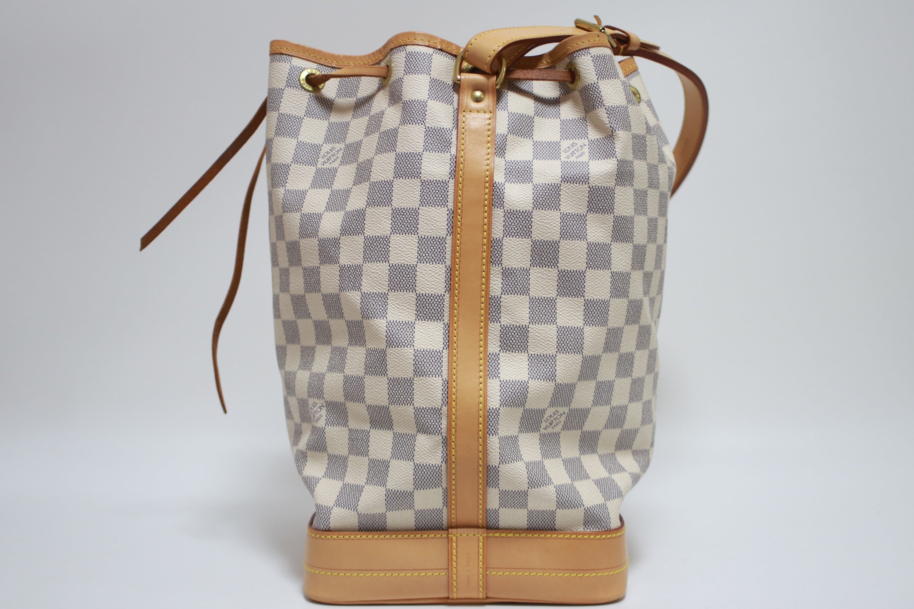 Louis Vuitton Noe GM Damier Azur Shoulder Bag Used