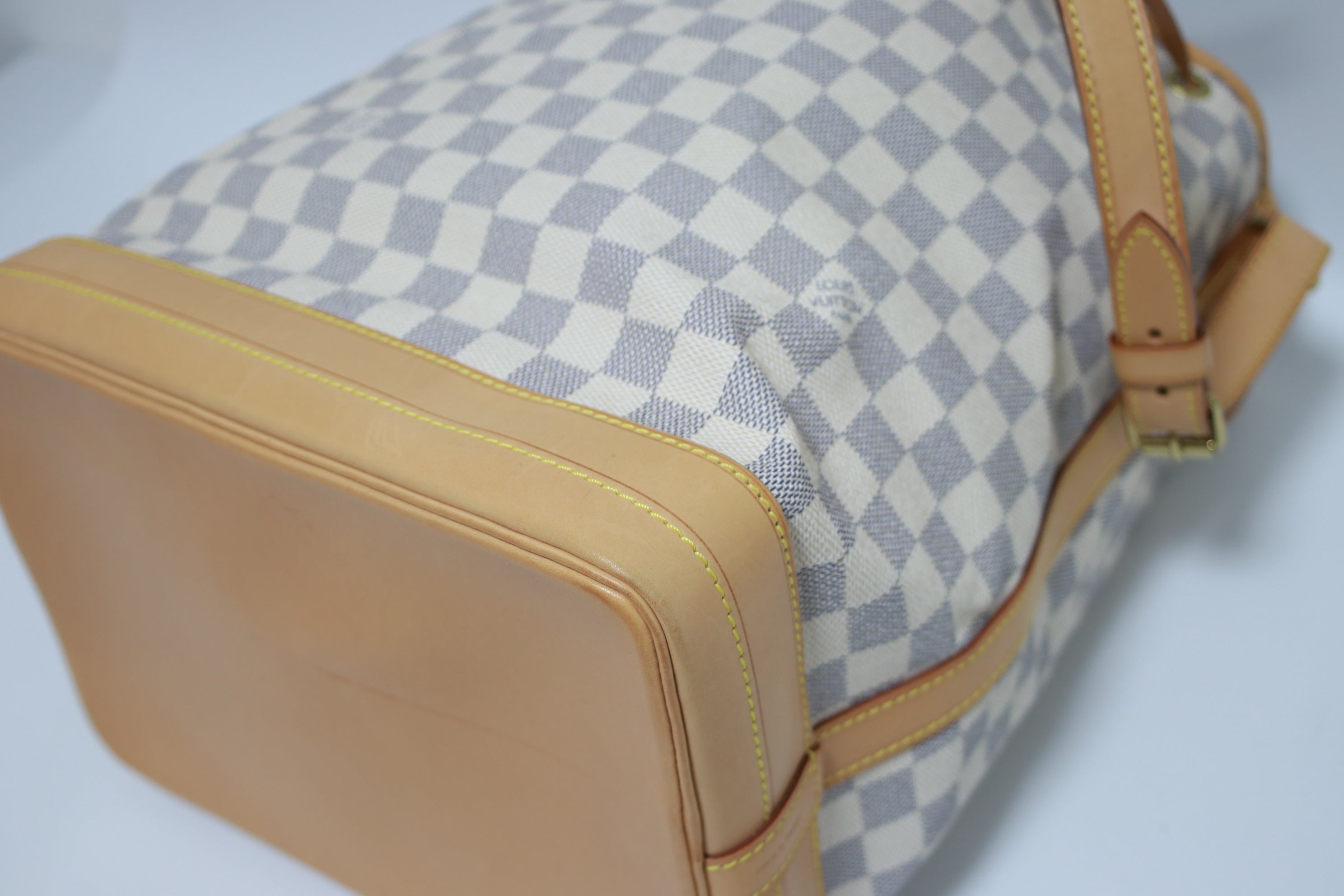 Louis Vuitton Noe GM Damier Azur Shoulder Bag Used
