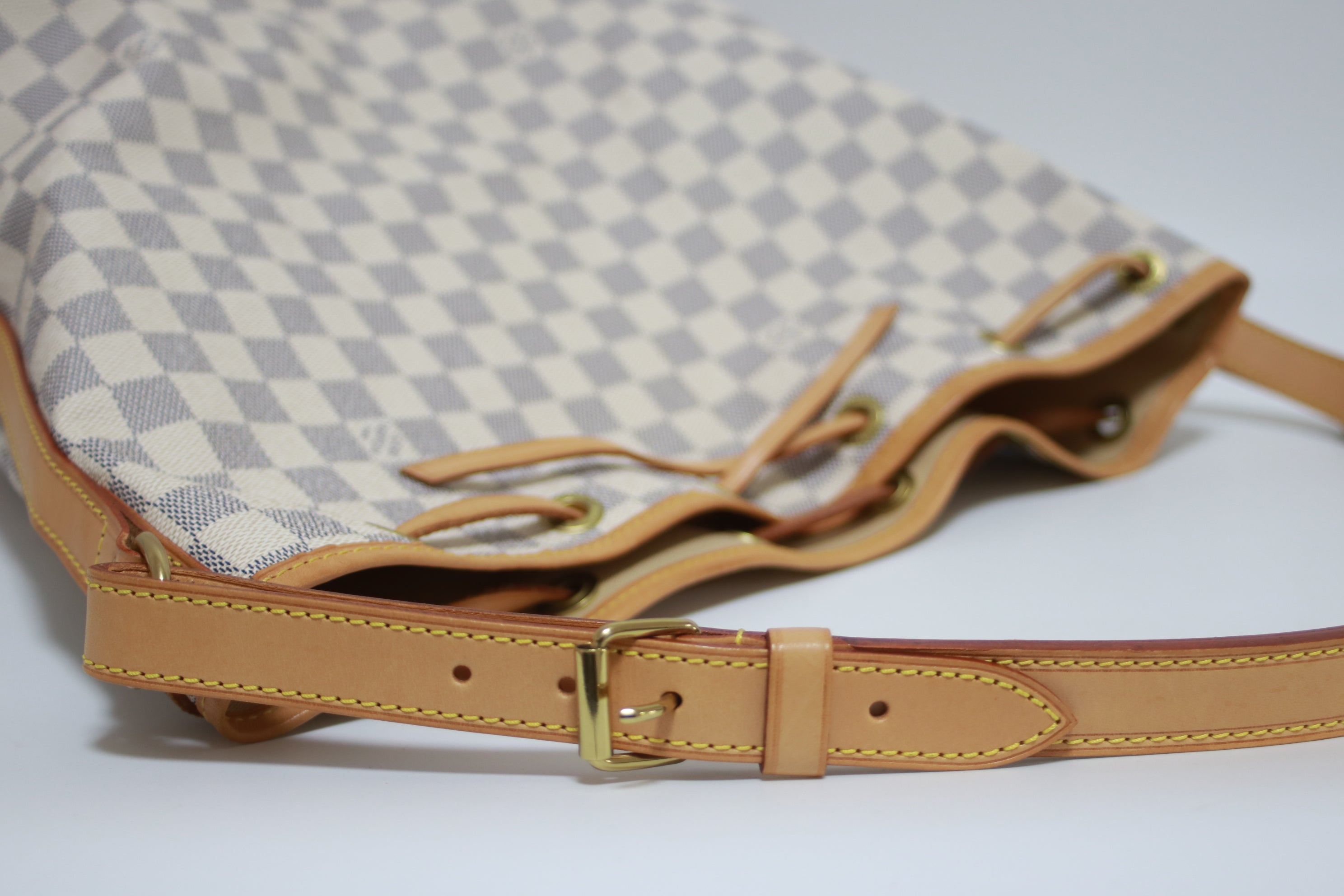 Louis Vuitton Noe GM Damier Azur Shoulder Bag Used