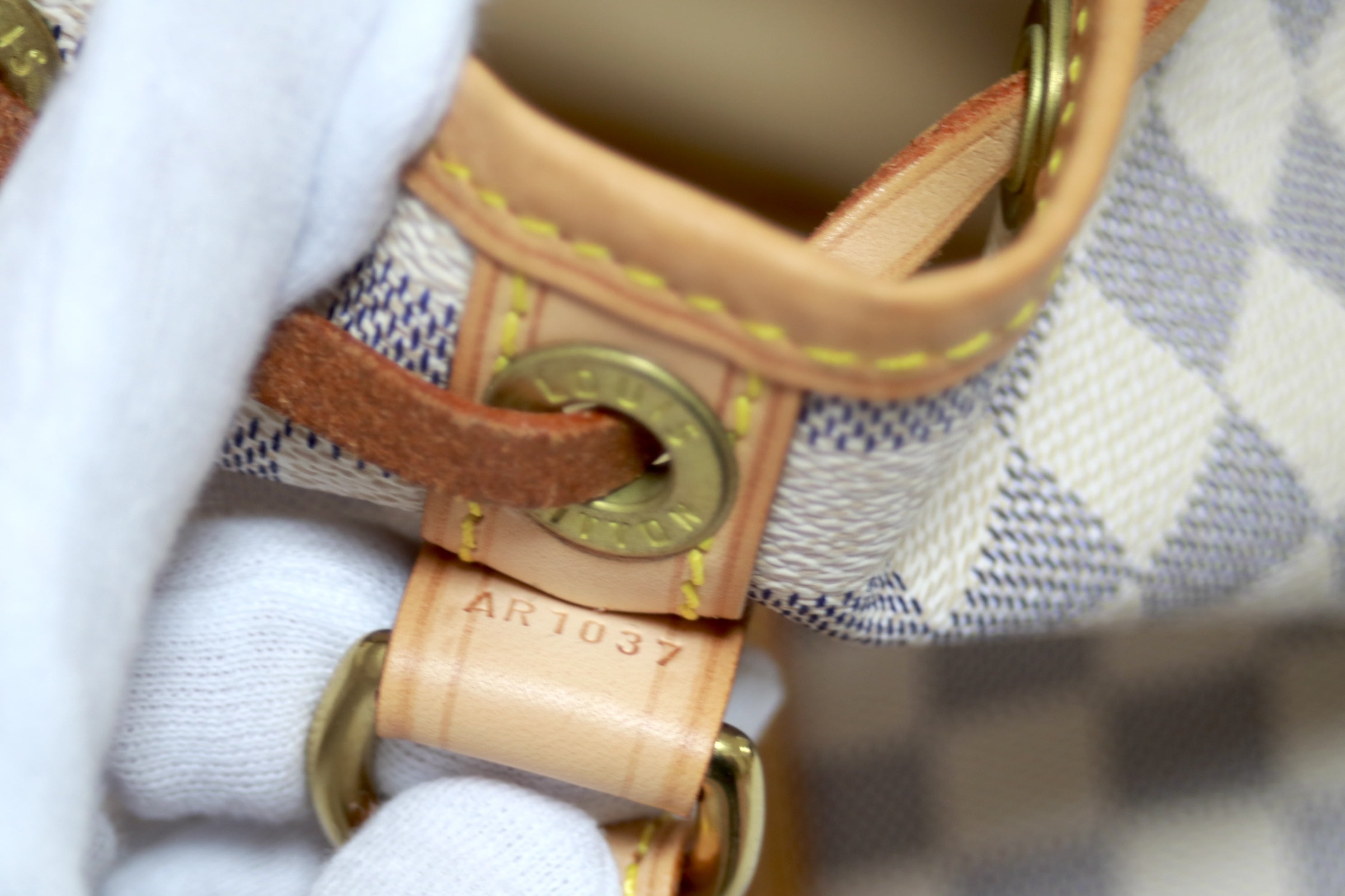 Louis Vuitton Noe GM Damier Azur Shoulder Bag Used