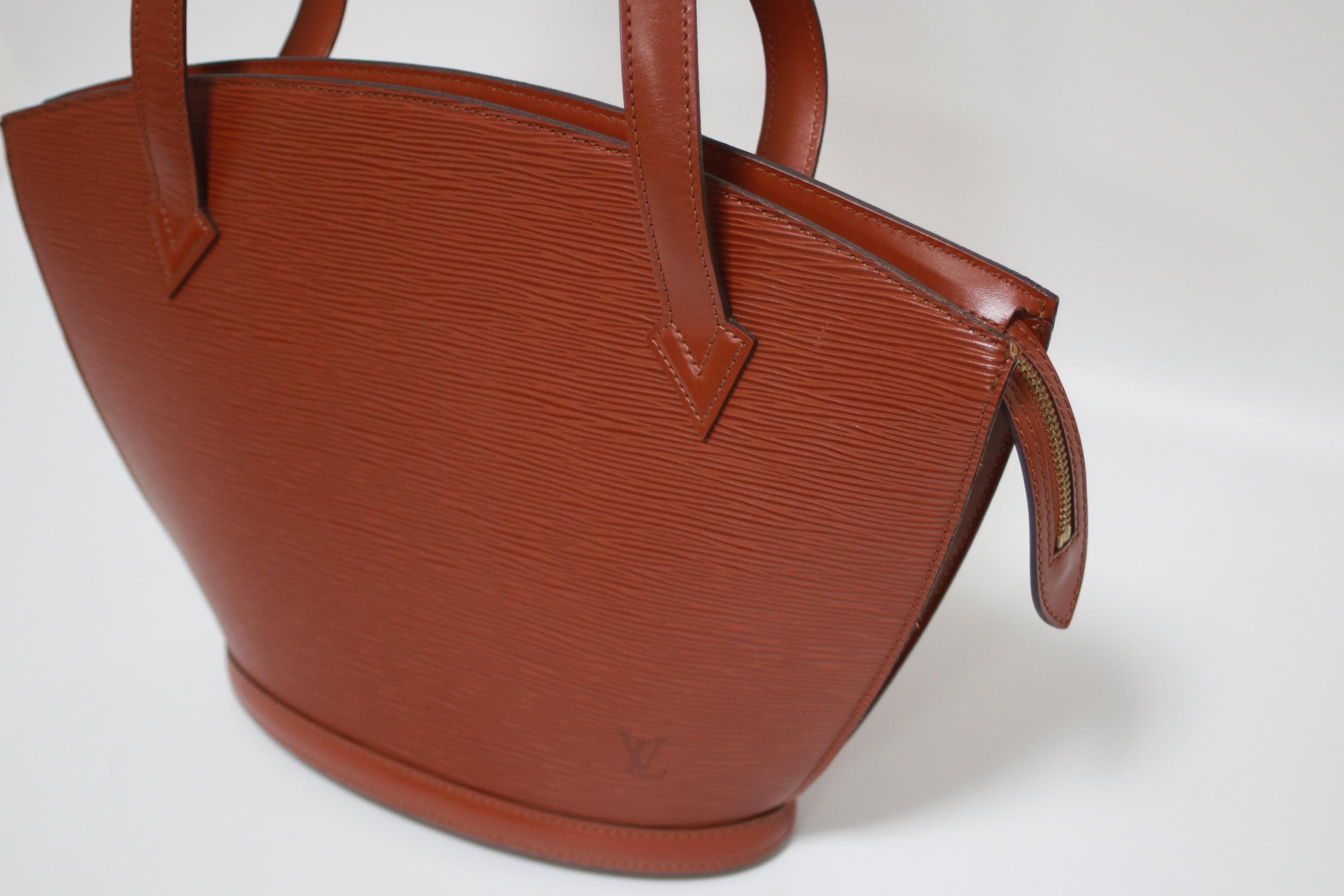 Louis Vuitton Saint Jacque Kenya Brown Small Shoulder Tote Bag Used
