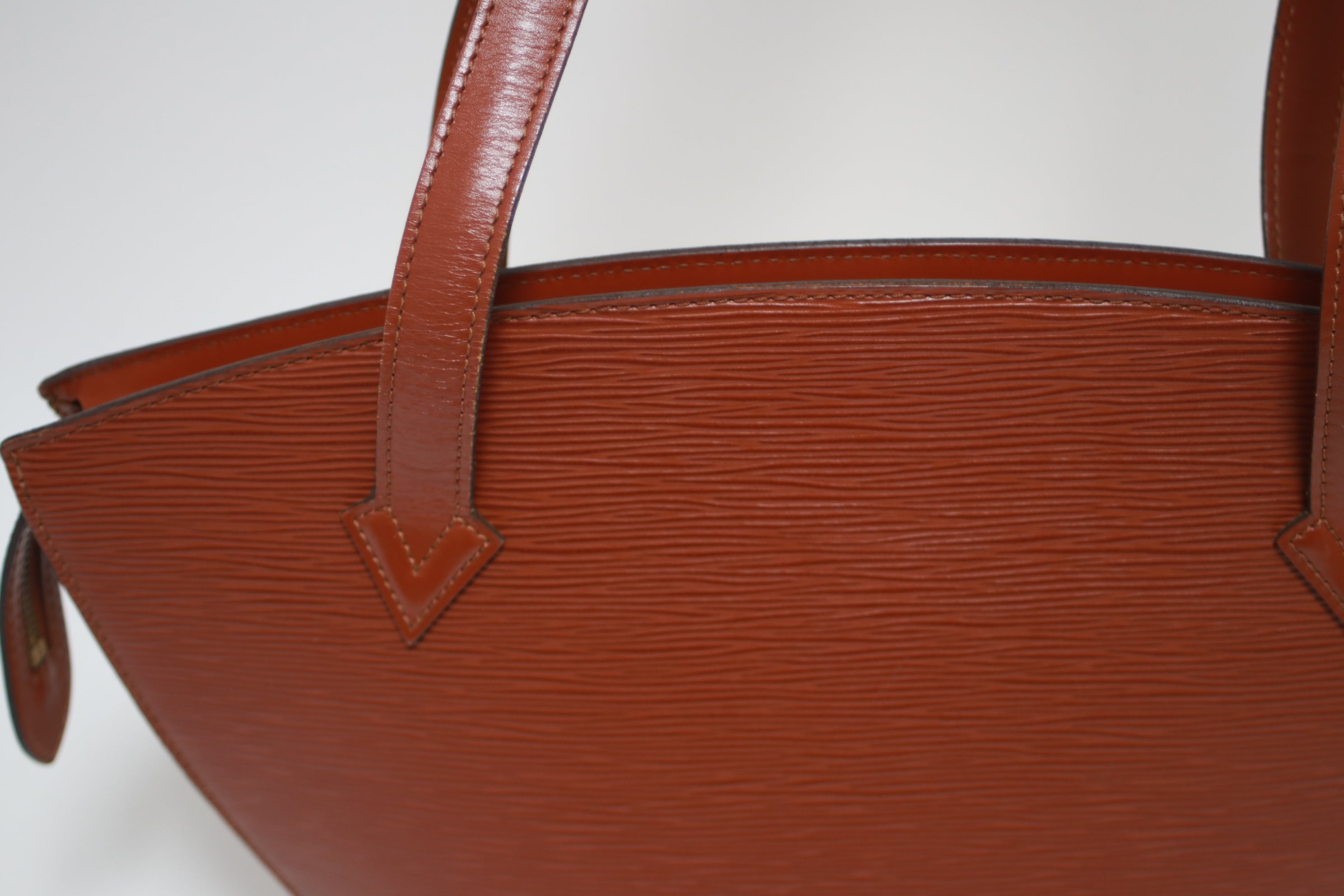 Louis Vuitton Saint Jacque Kenya Brown Small Shoulder Tote Bag Used
