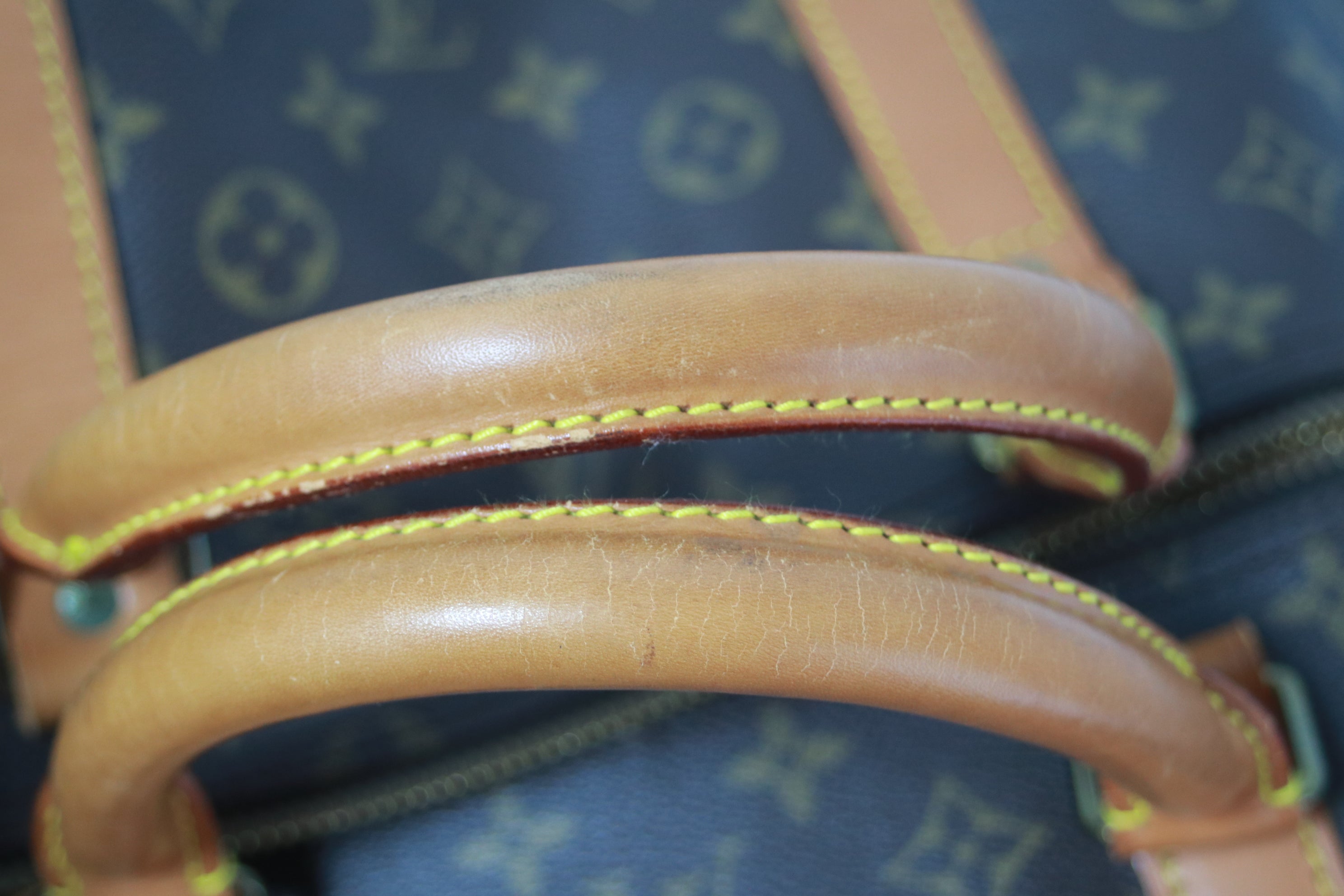 Louis Vuitton Keepall 60 Bandouliere Boston Bag Used