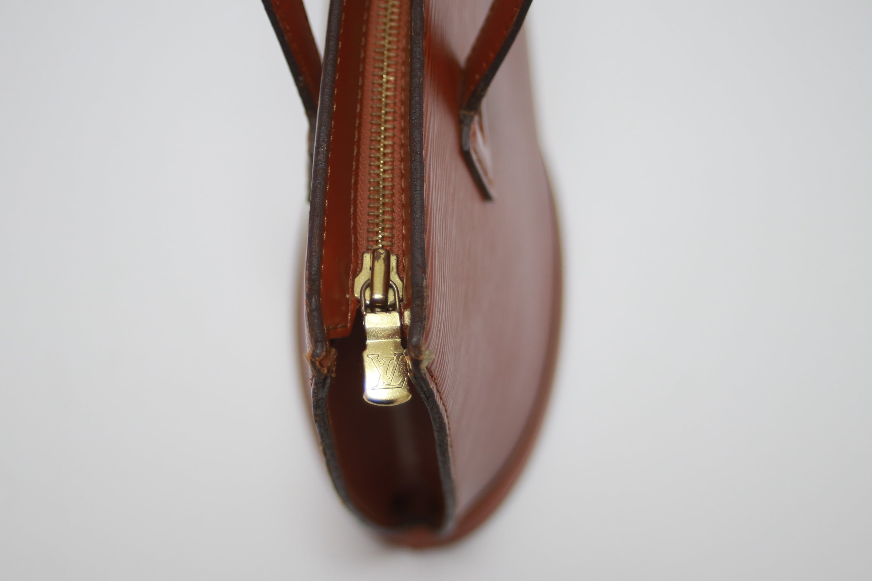 Louis Vuitton Saint Jacque Kenya Brown Small Shoulder Tote Bag Used