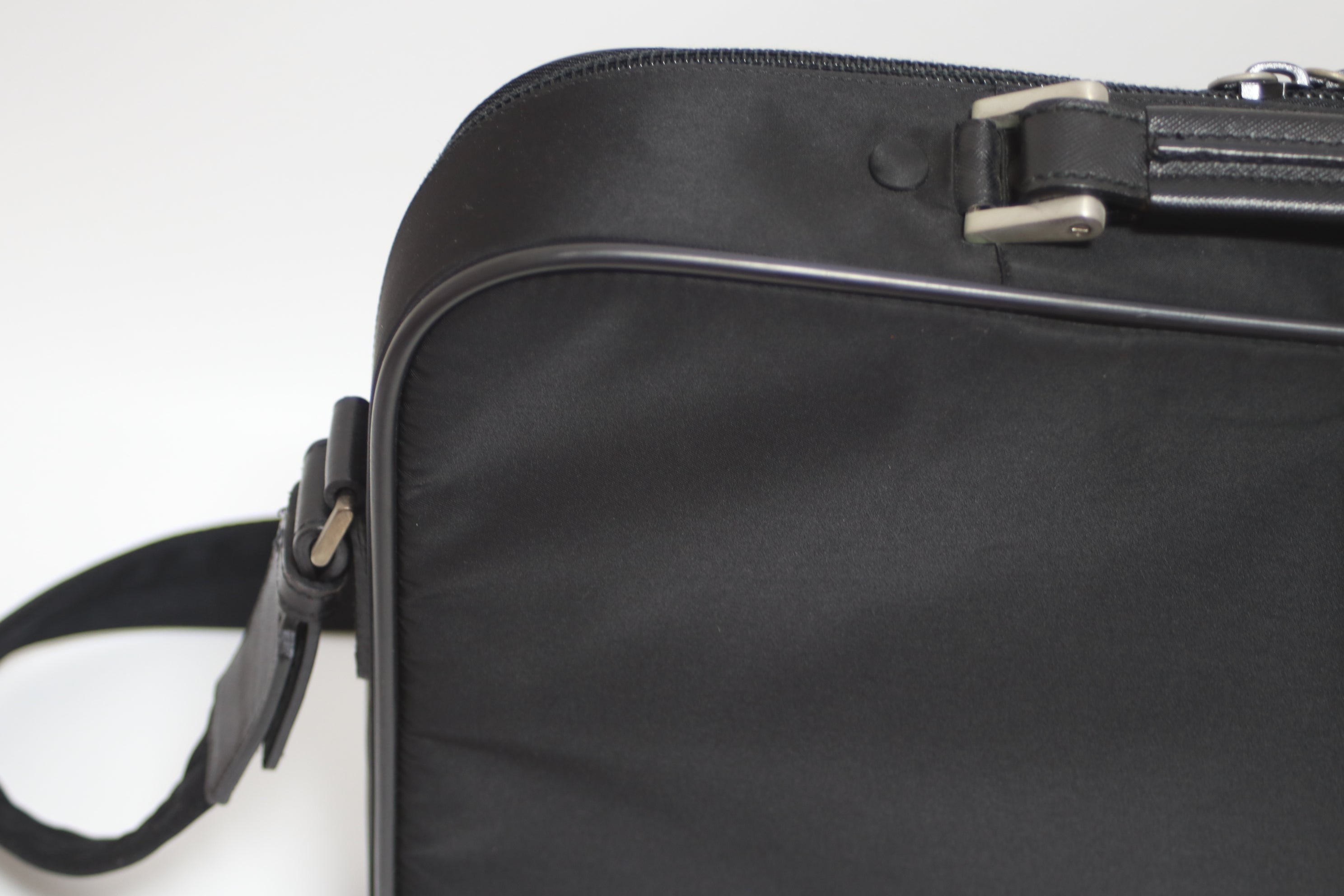 Prada Nylon Briefcase Laptop Bag Used