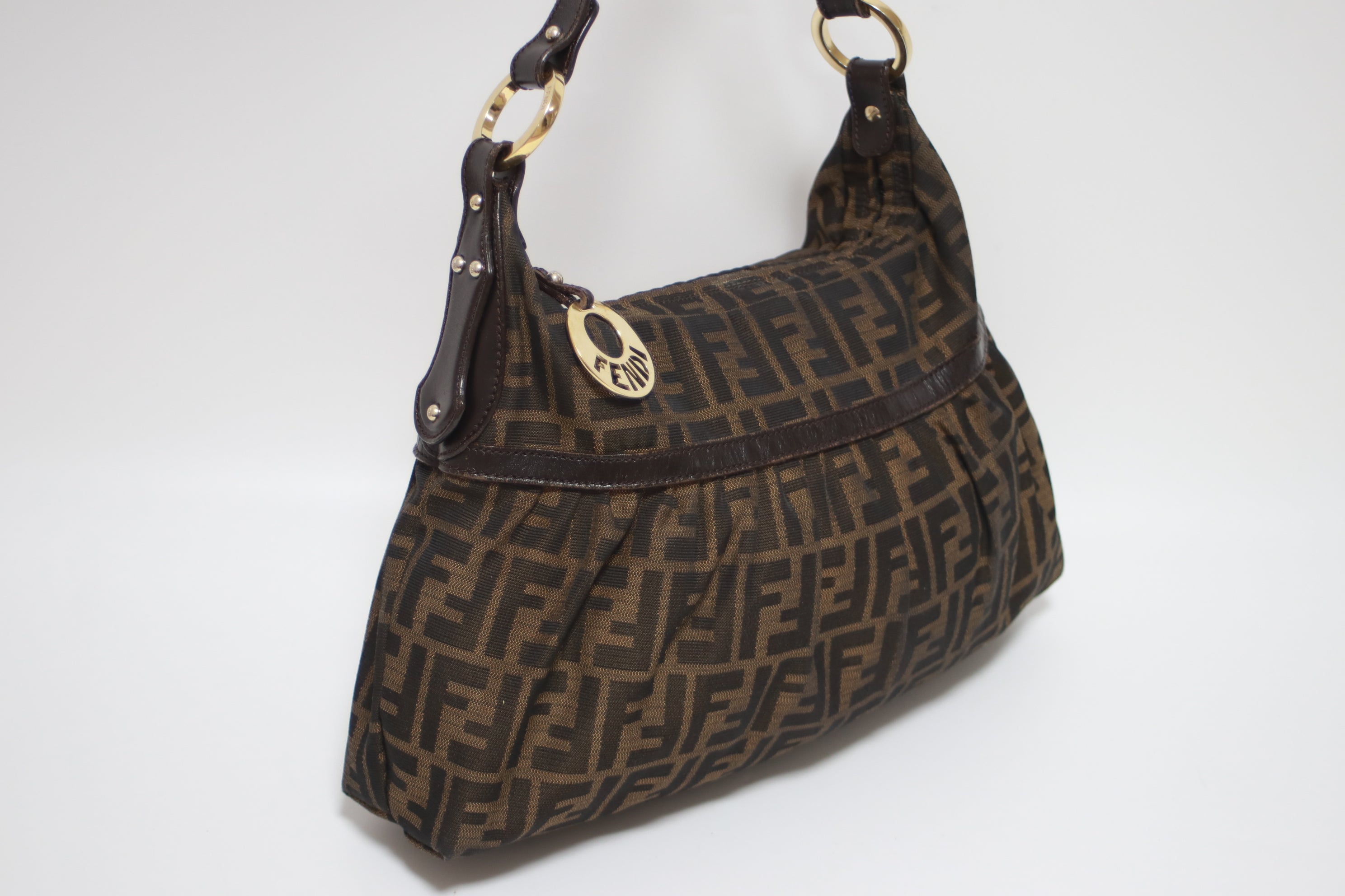 Fendi Zucca Shoulder Bag Used
