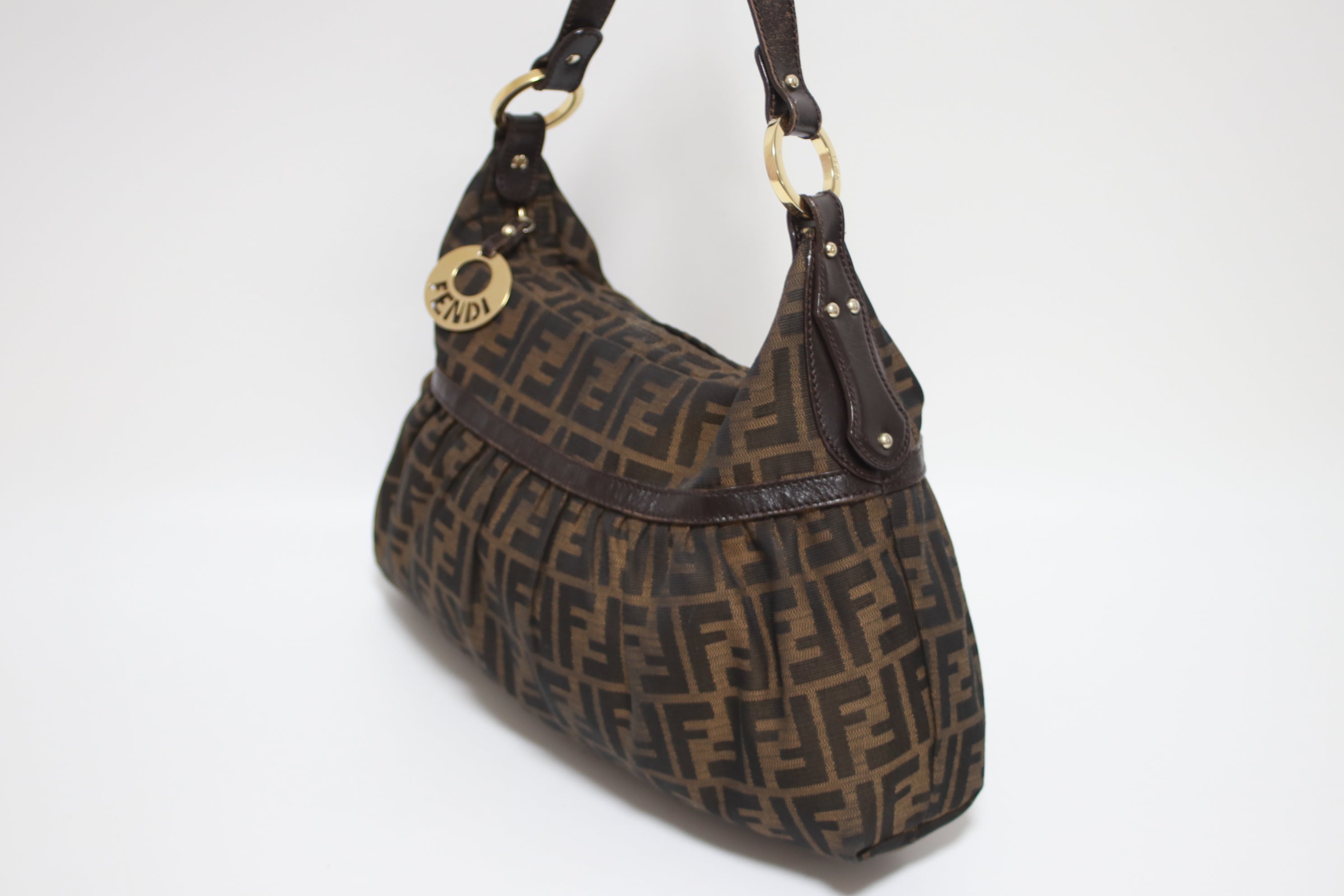 Fendi Zucca Shoulder Bag Used