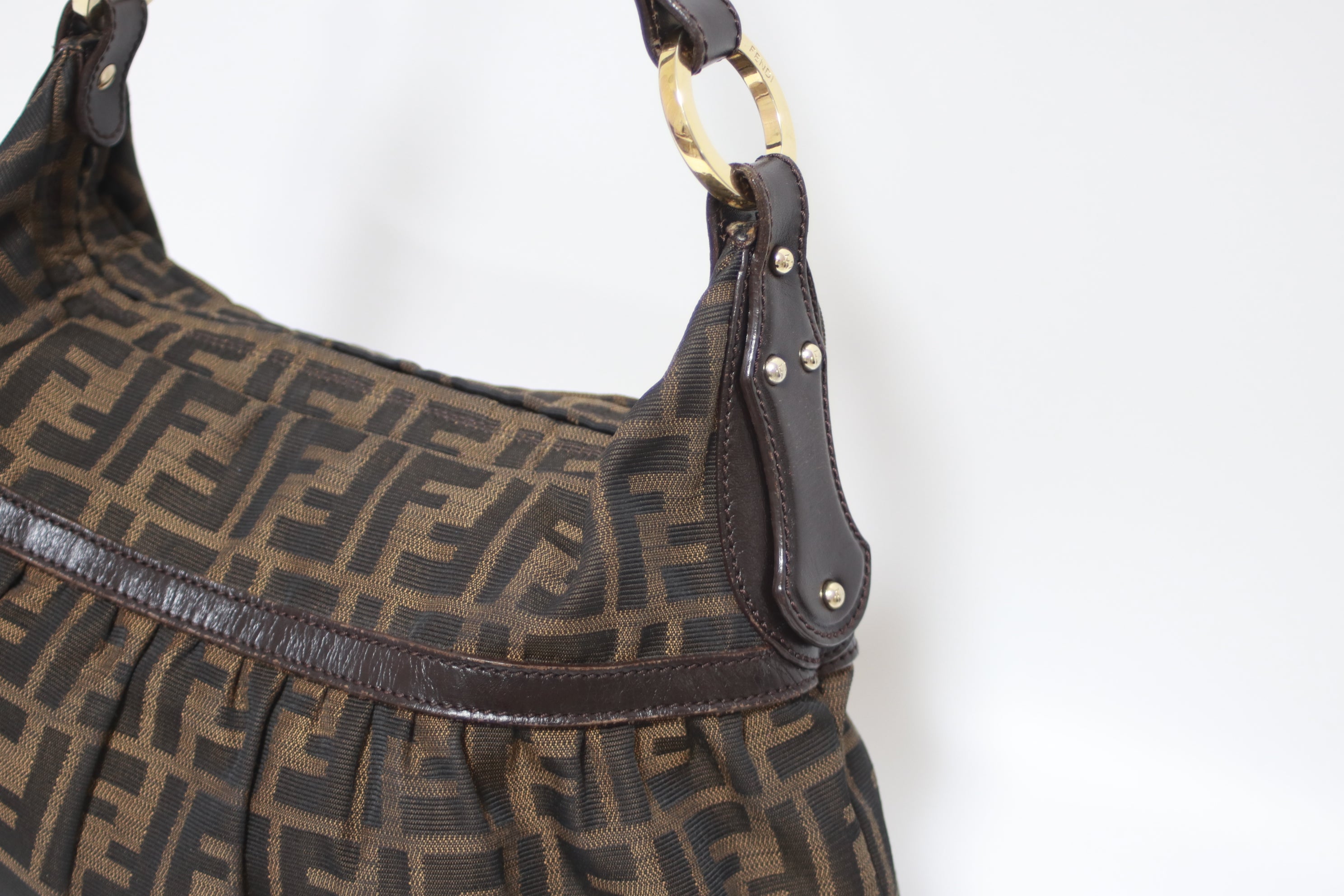 Fendi Zucca Shoulder Bag Used