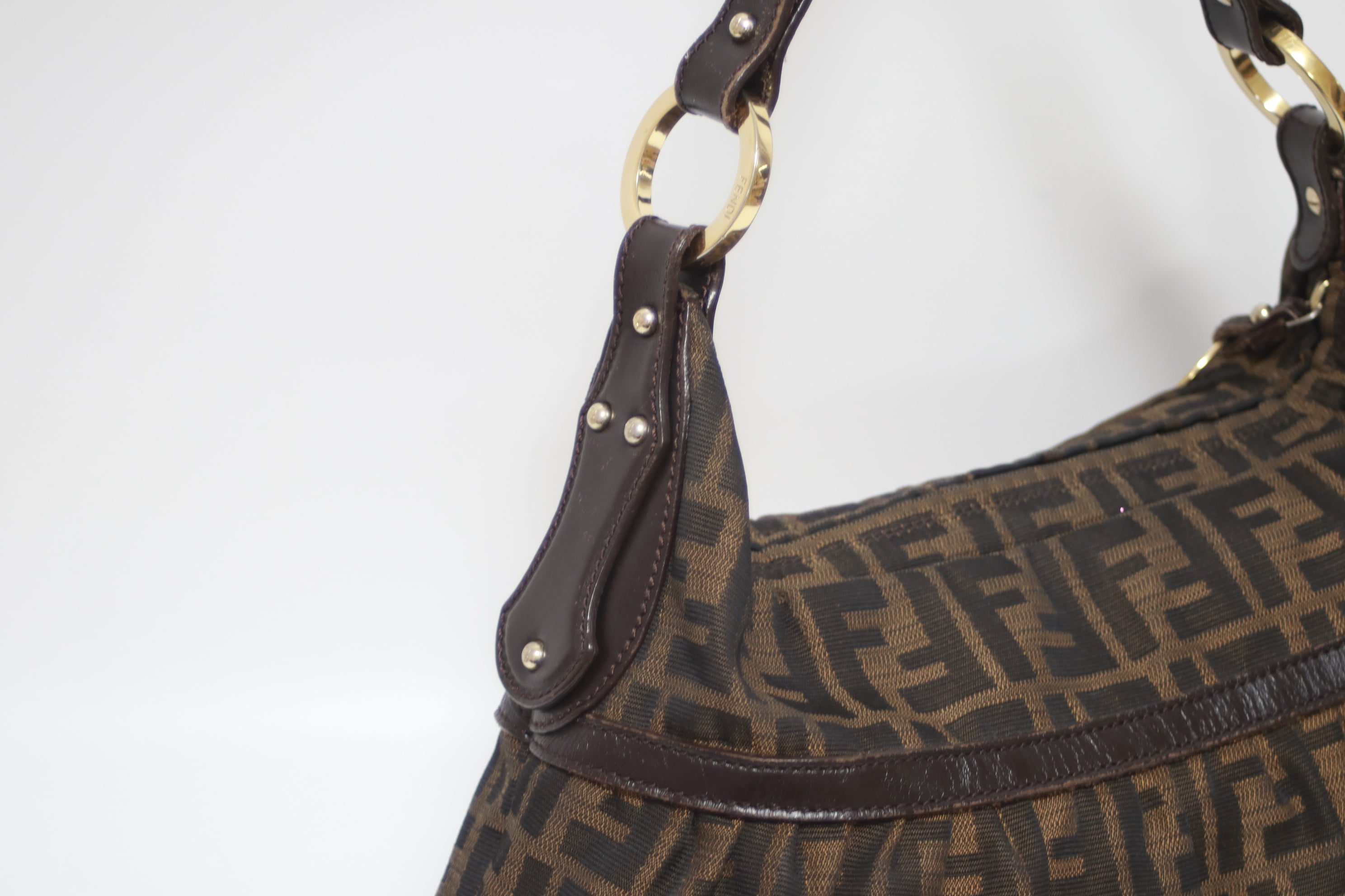 Fendi Zucca Shoulder Bag Used