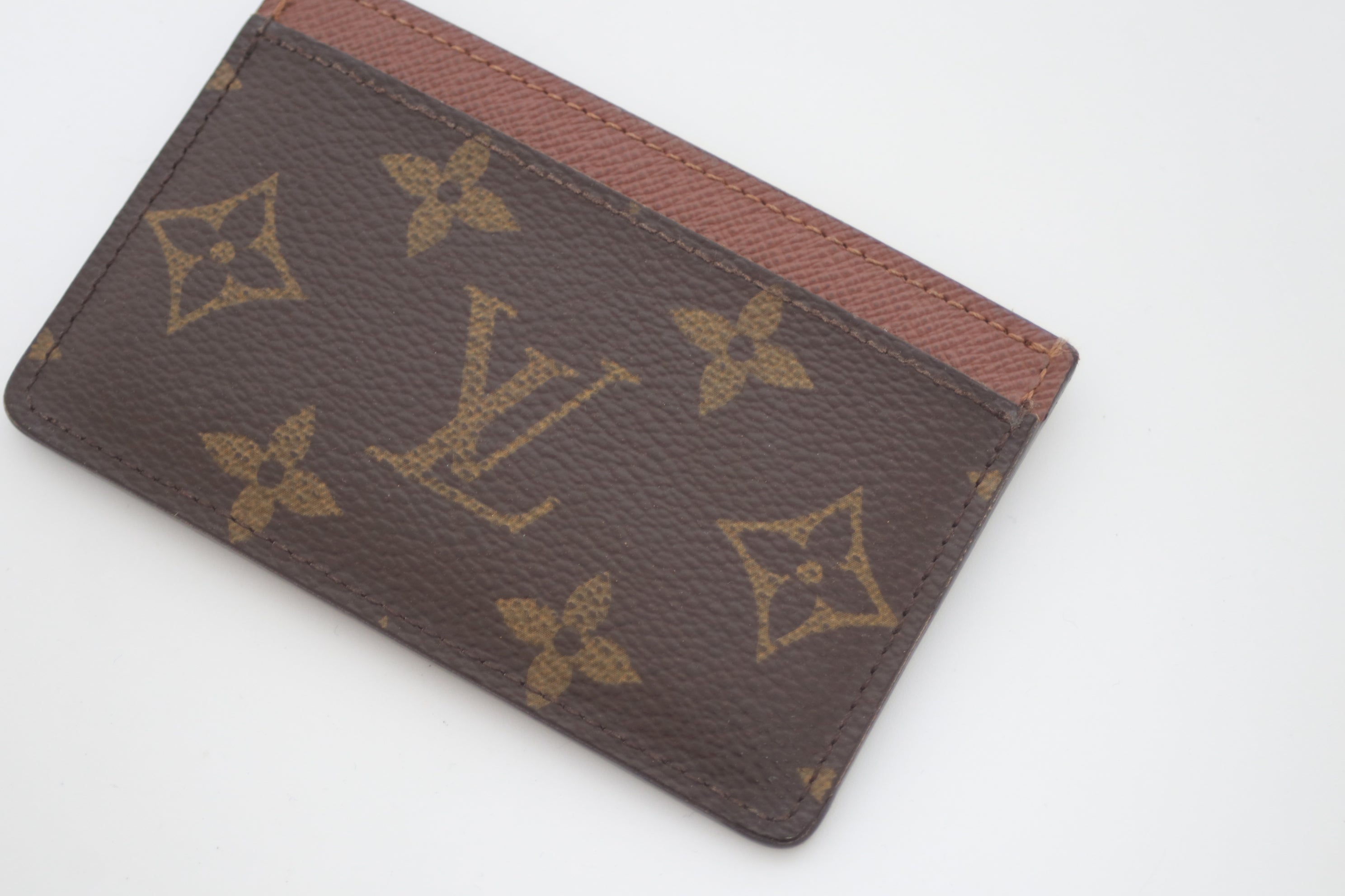 Louis Vuitton Card Case Used