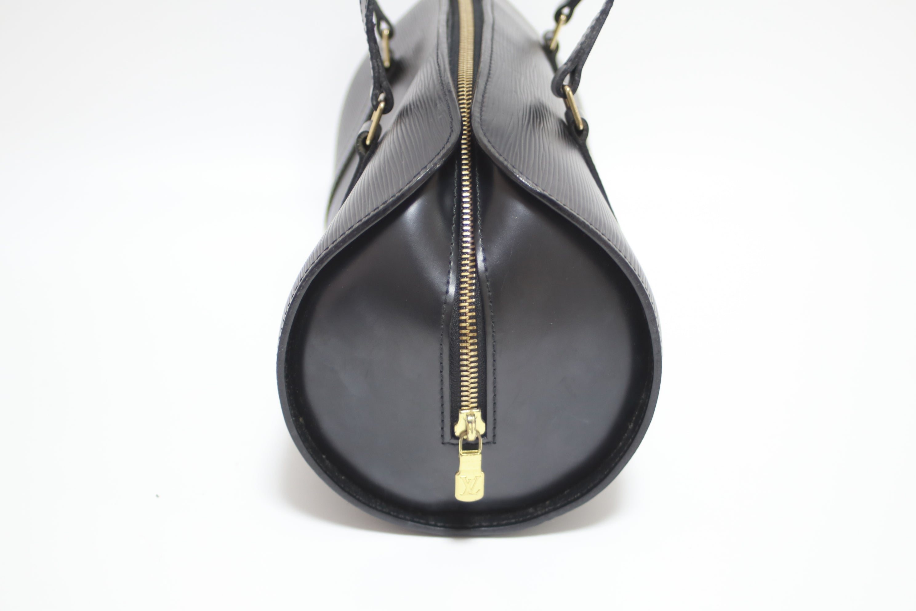 Louis Vuitton Soufflot Epi Black Leather Handbag Used