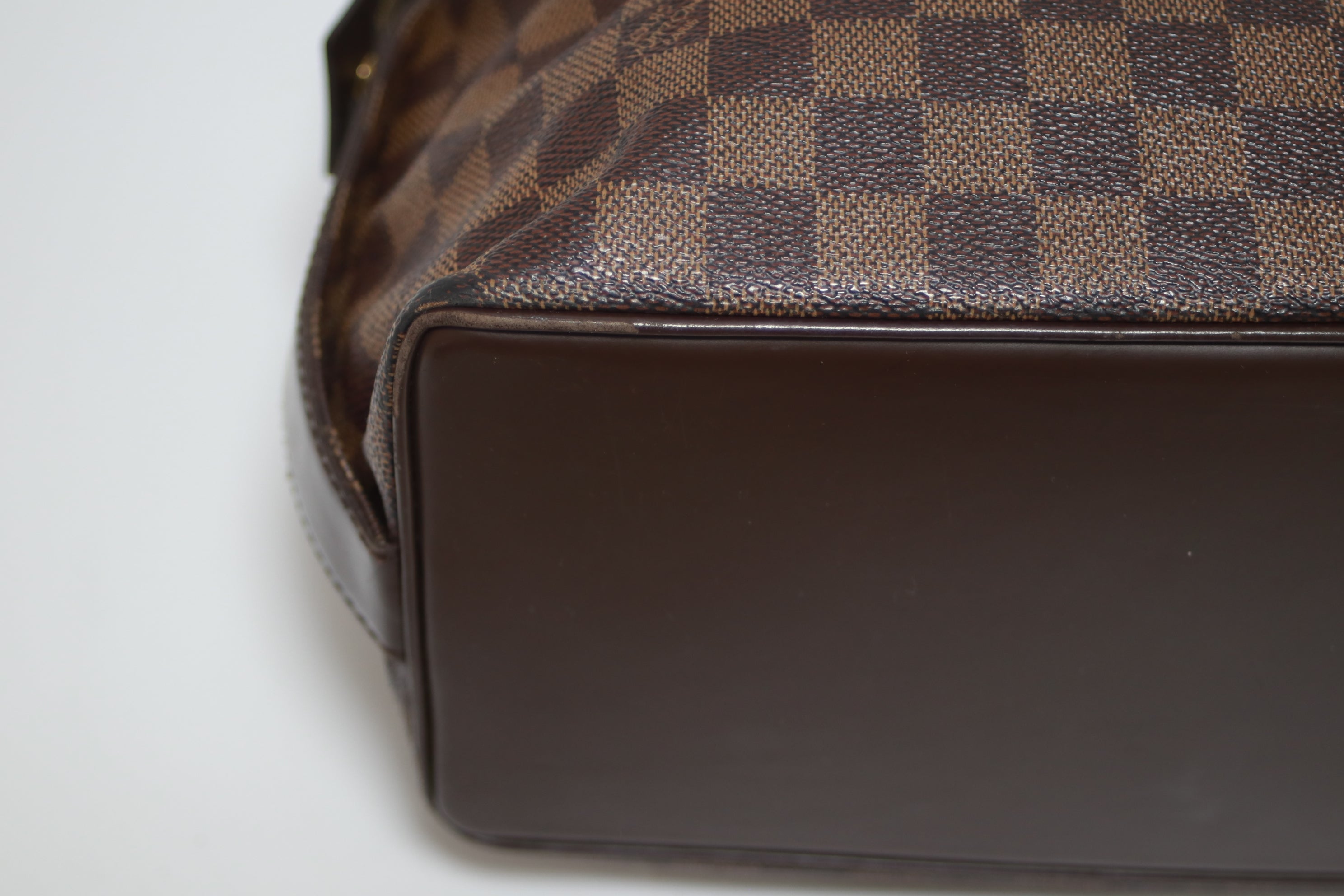 Louis Vuitton Chelsea Damier Ebene Shoulder Tote Bag Used