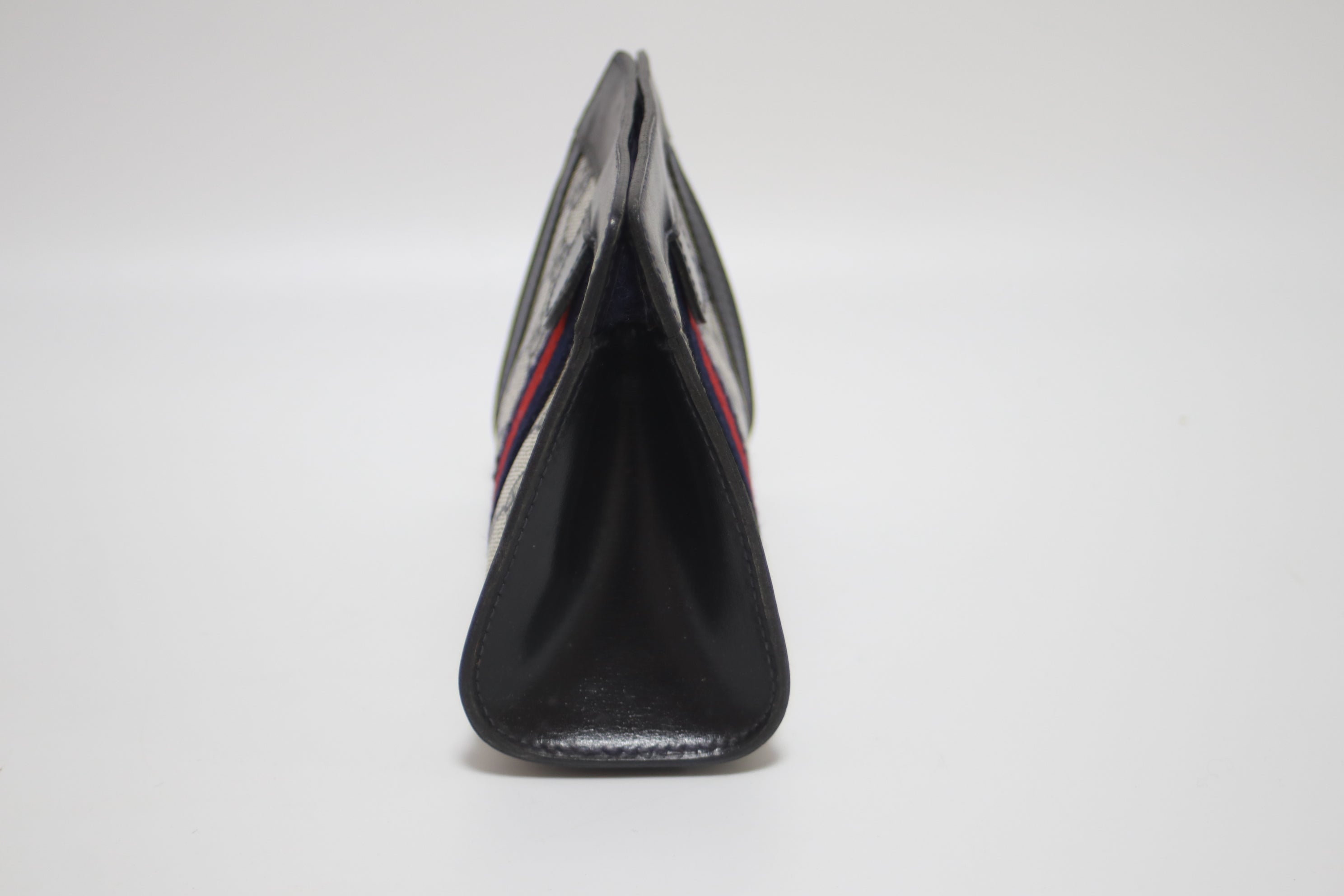 Gucci Leather Clutch Black Used