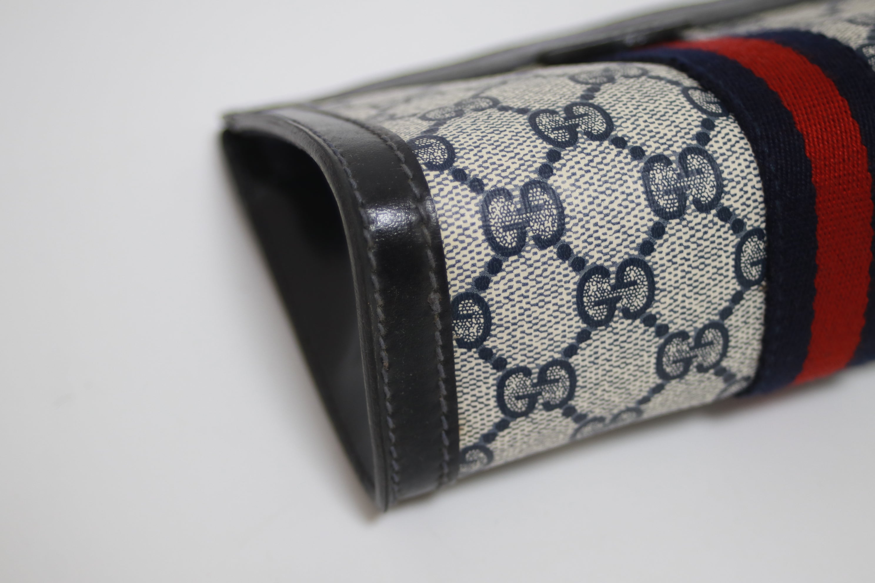 Gucci Leather Clutch Black Used
