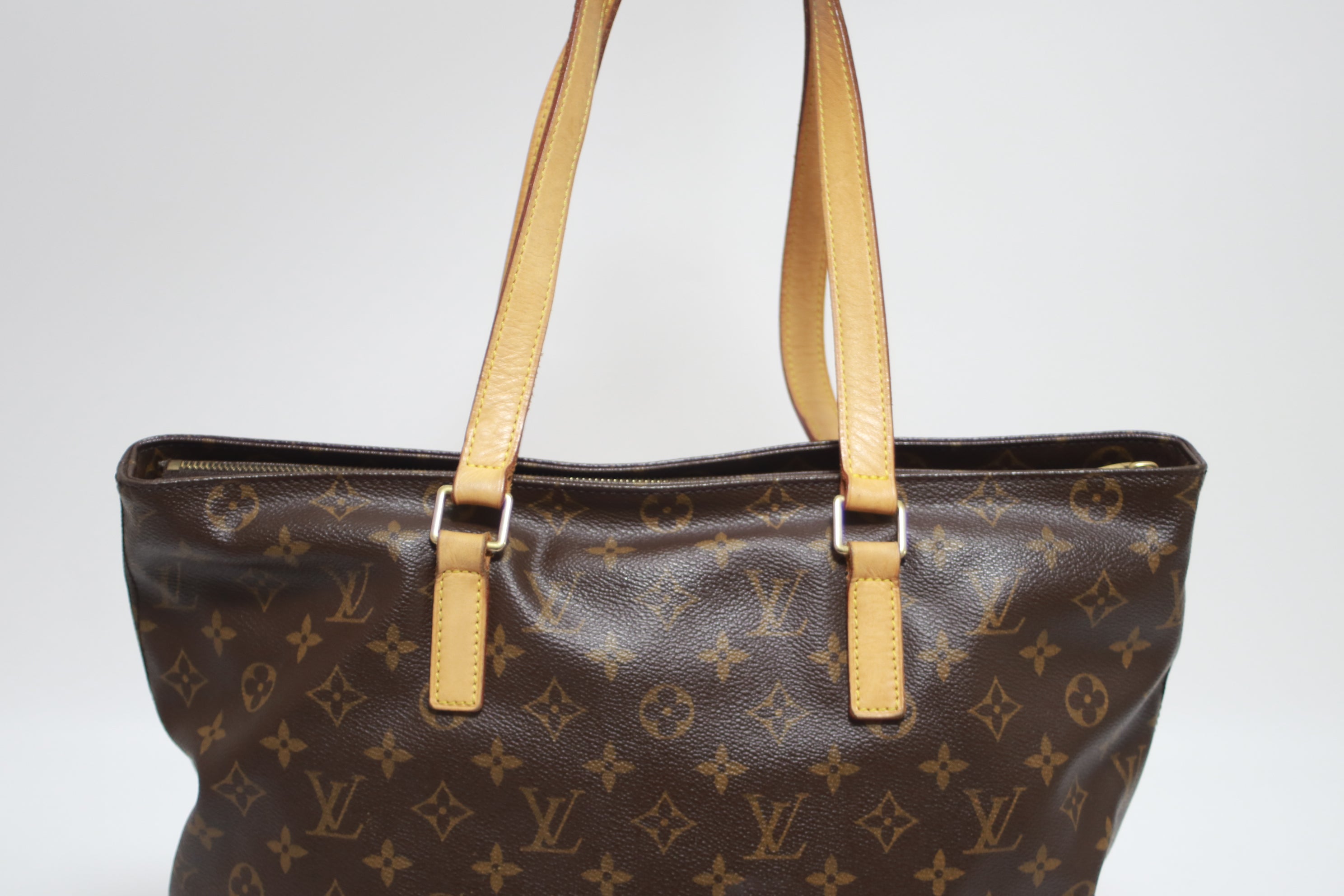 Louis Vuitton Cabas Mezzo Shoulder Tote Bag Used