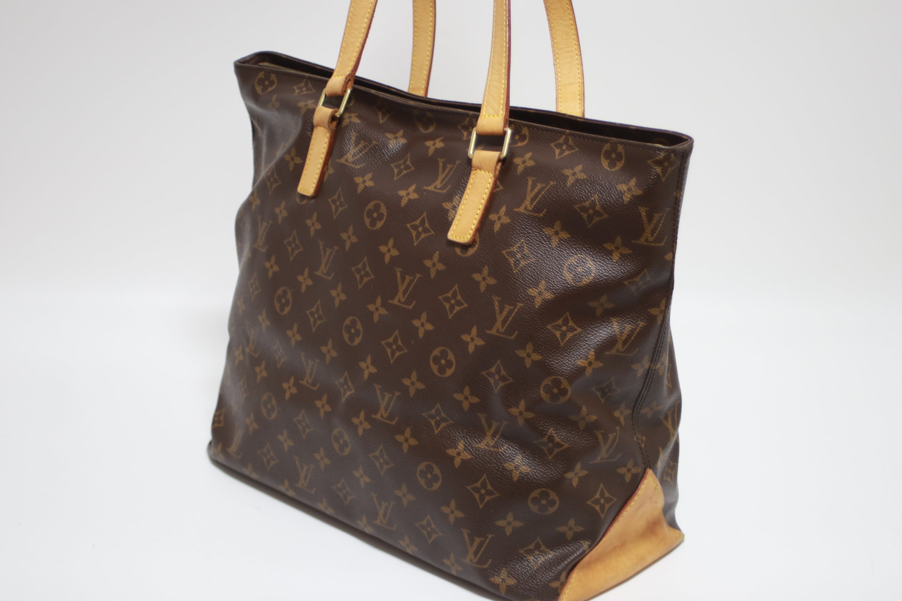 Louis Vuitton Cabas Mezzo Shoulder Tote Bag Used