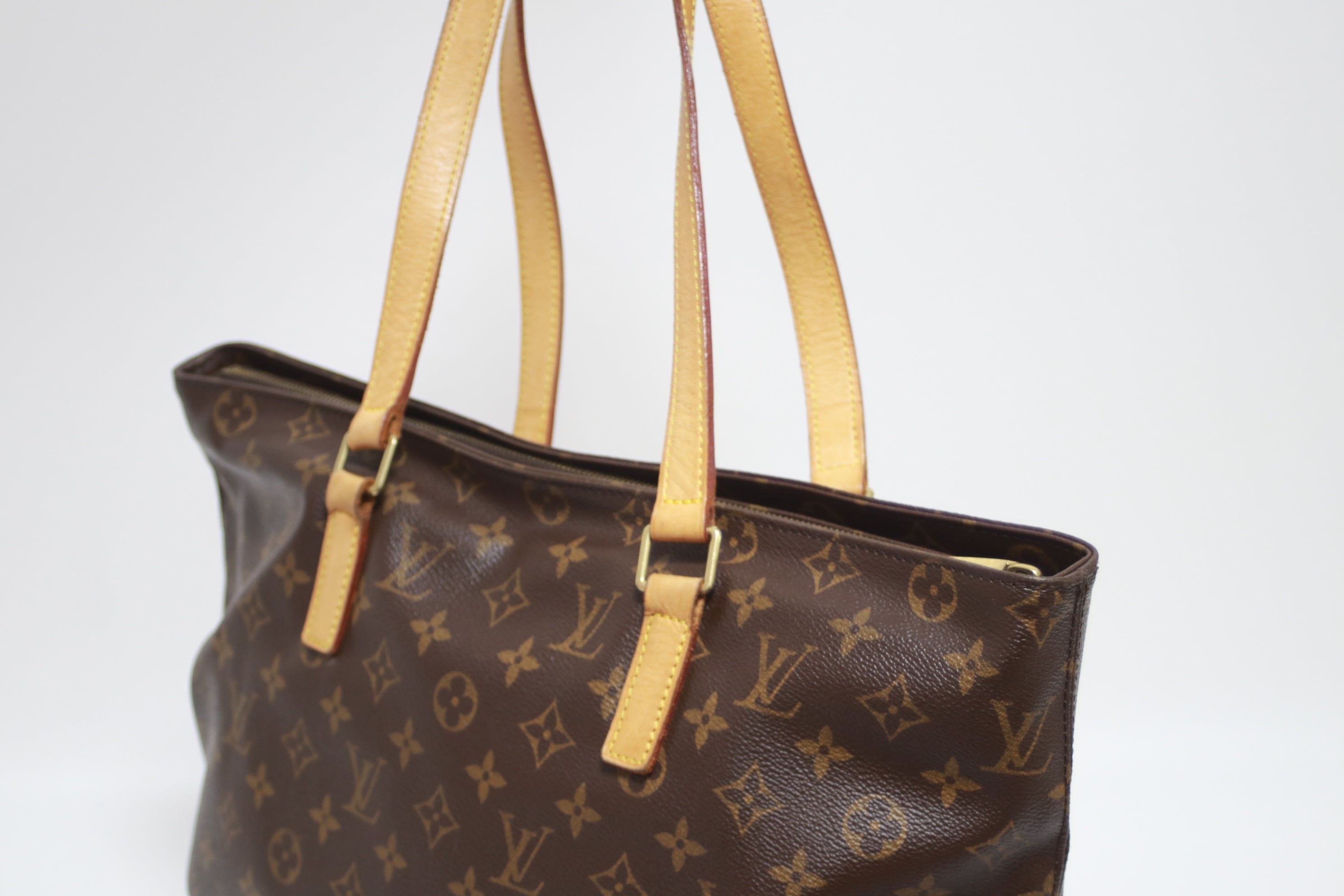 Louis Vuitton Cabas Mezzo Shoulder Tote Bag Used