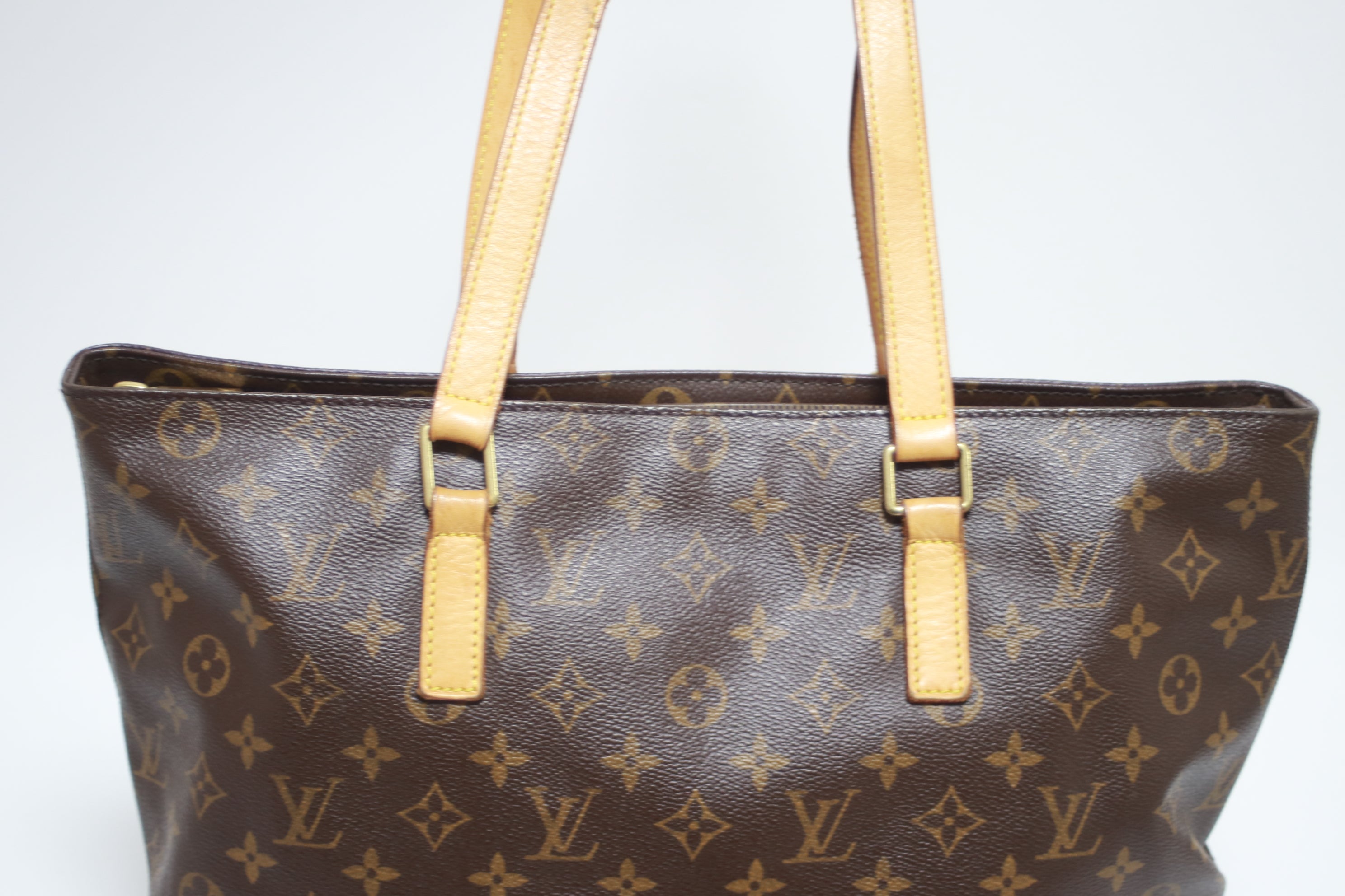 Louis Vuitton Cabas Mezzo Shoulder Tote Bag Used