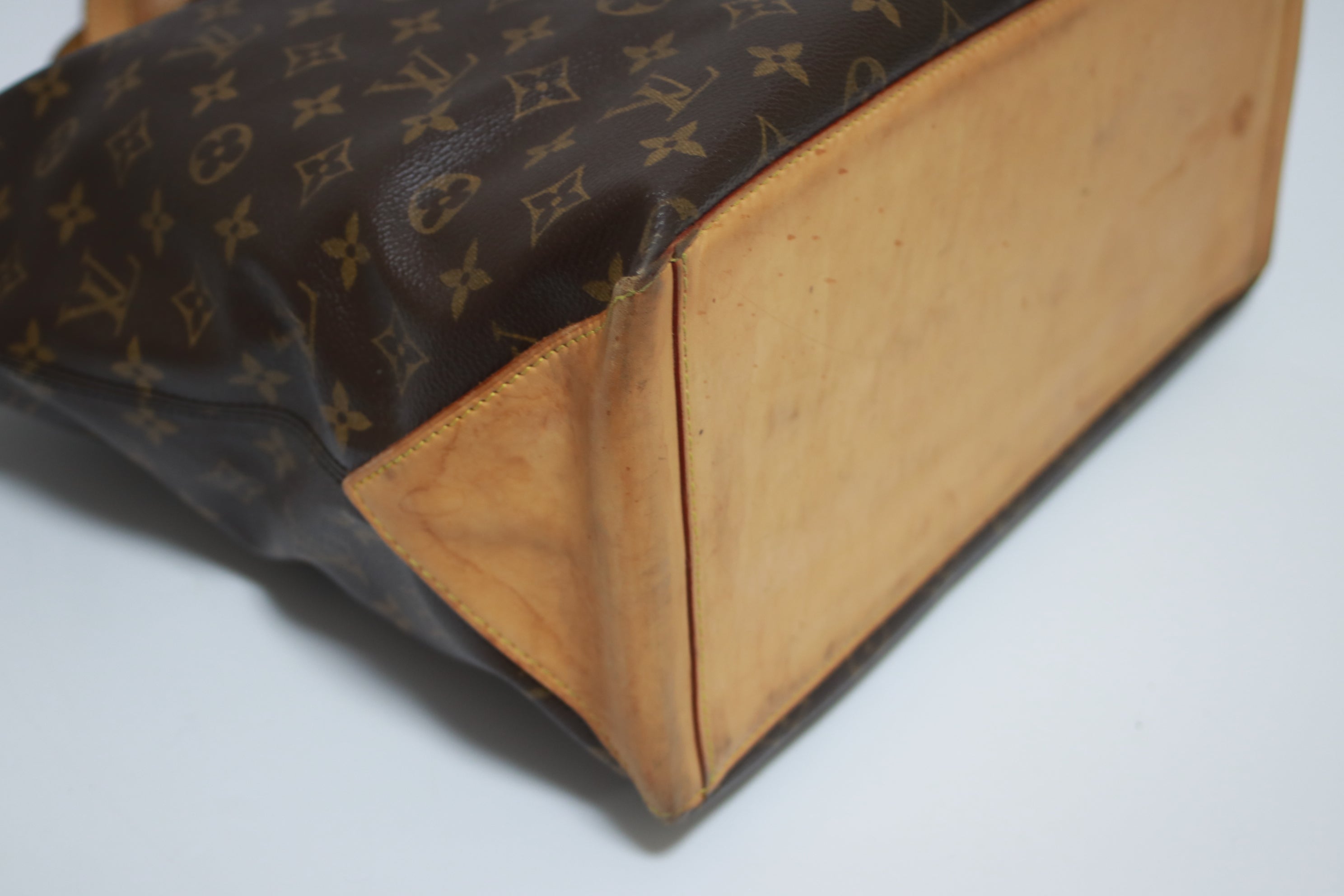Louis Vuitton Cabas Mezzo Shoulder Tote Bag Used