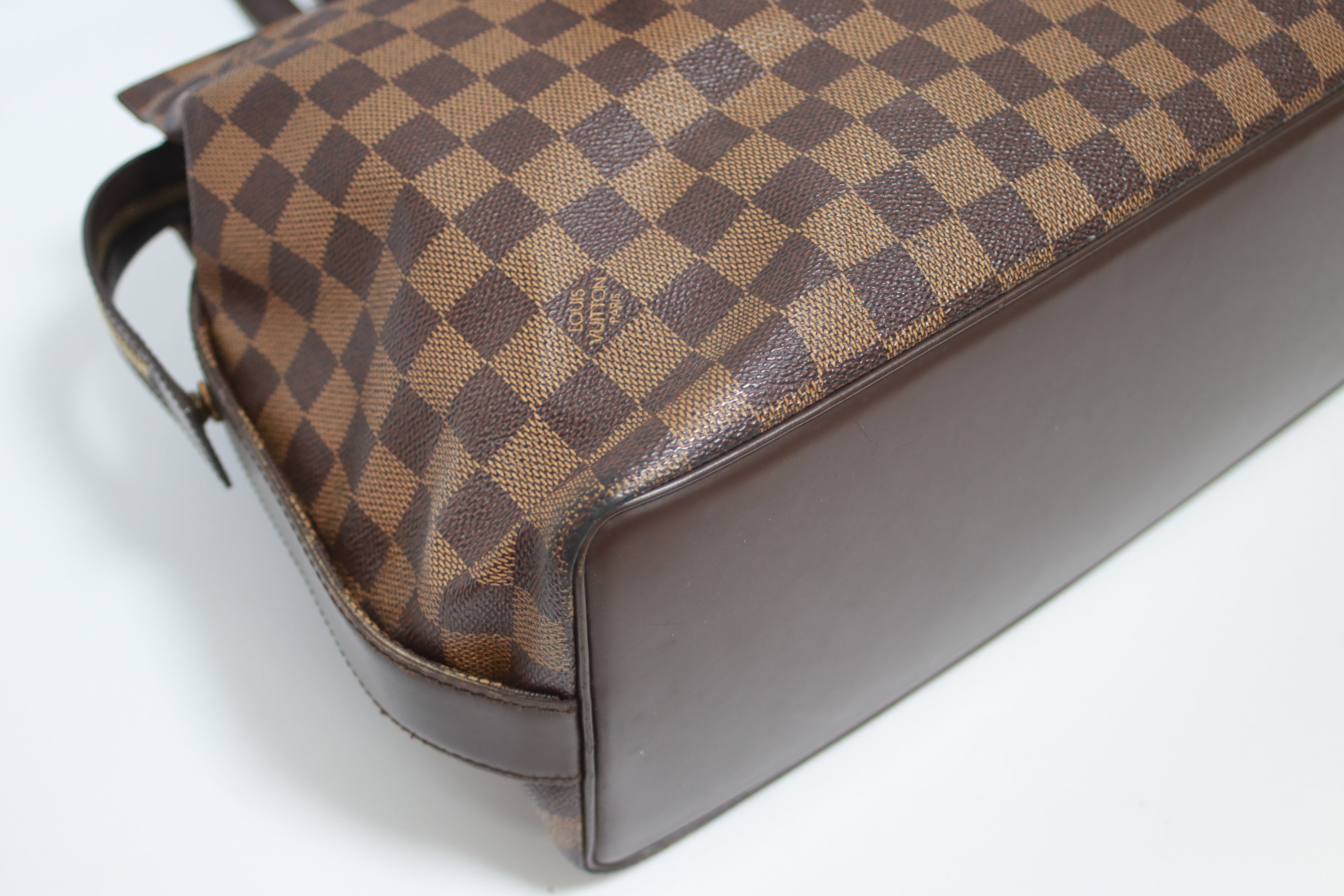 Louis Vuitton Chelsea Damier Ebene Shoulder Tote Bag Used