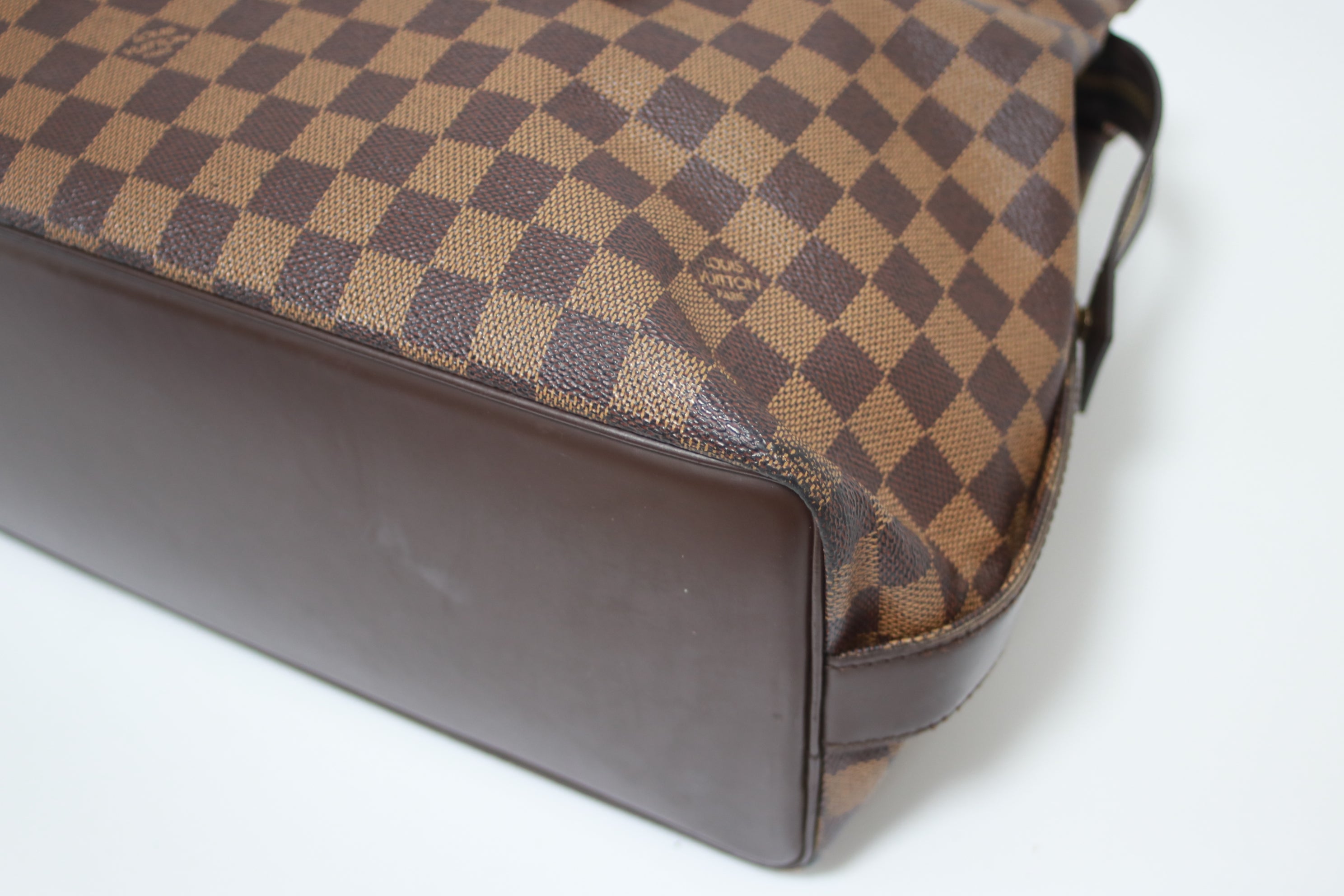 Louis Vuitton Chelsea Damier Ebene Shoulder Tote Bag Used