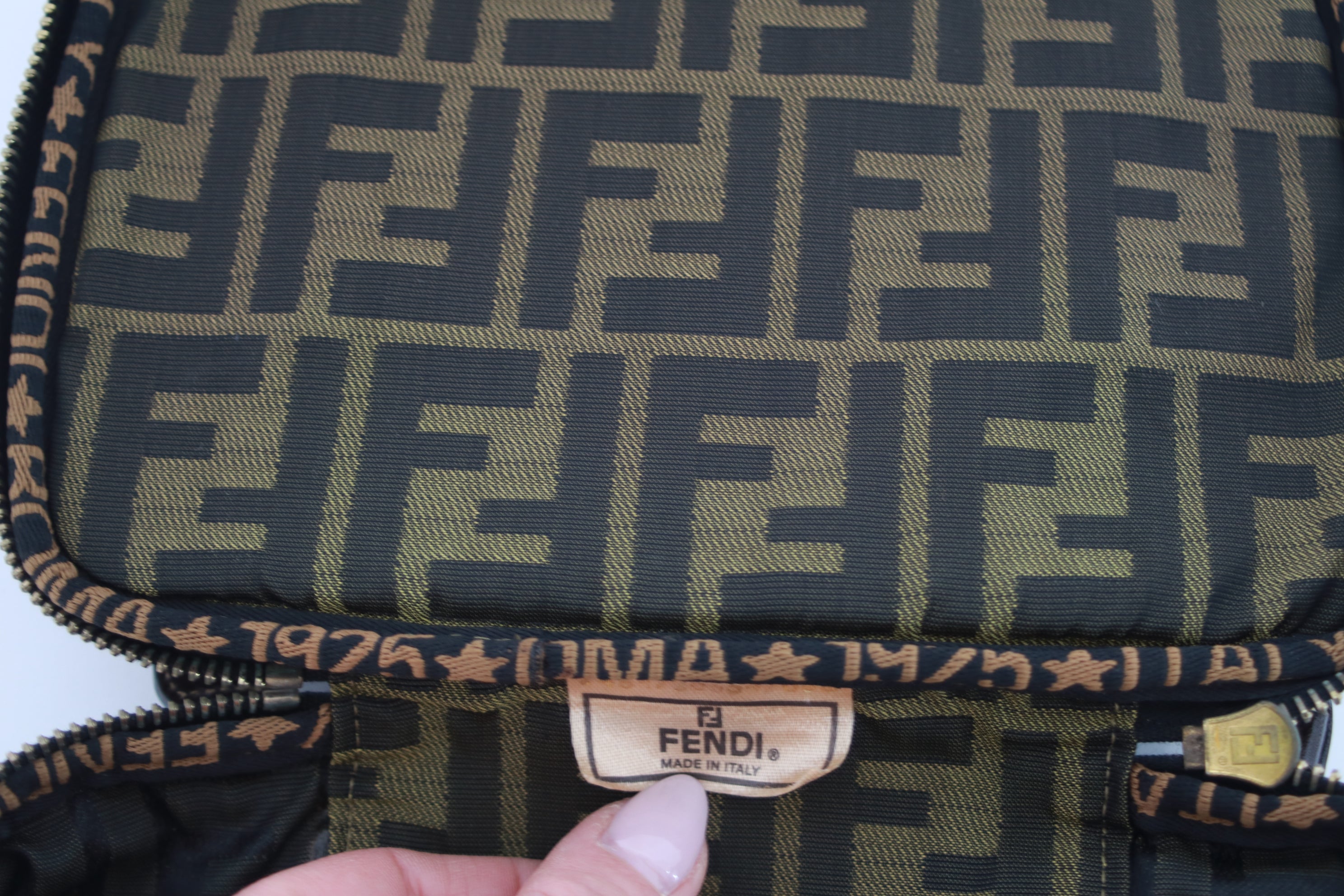 Fendi Zucca Vanity Case Used