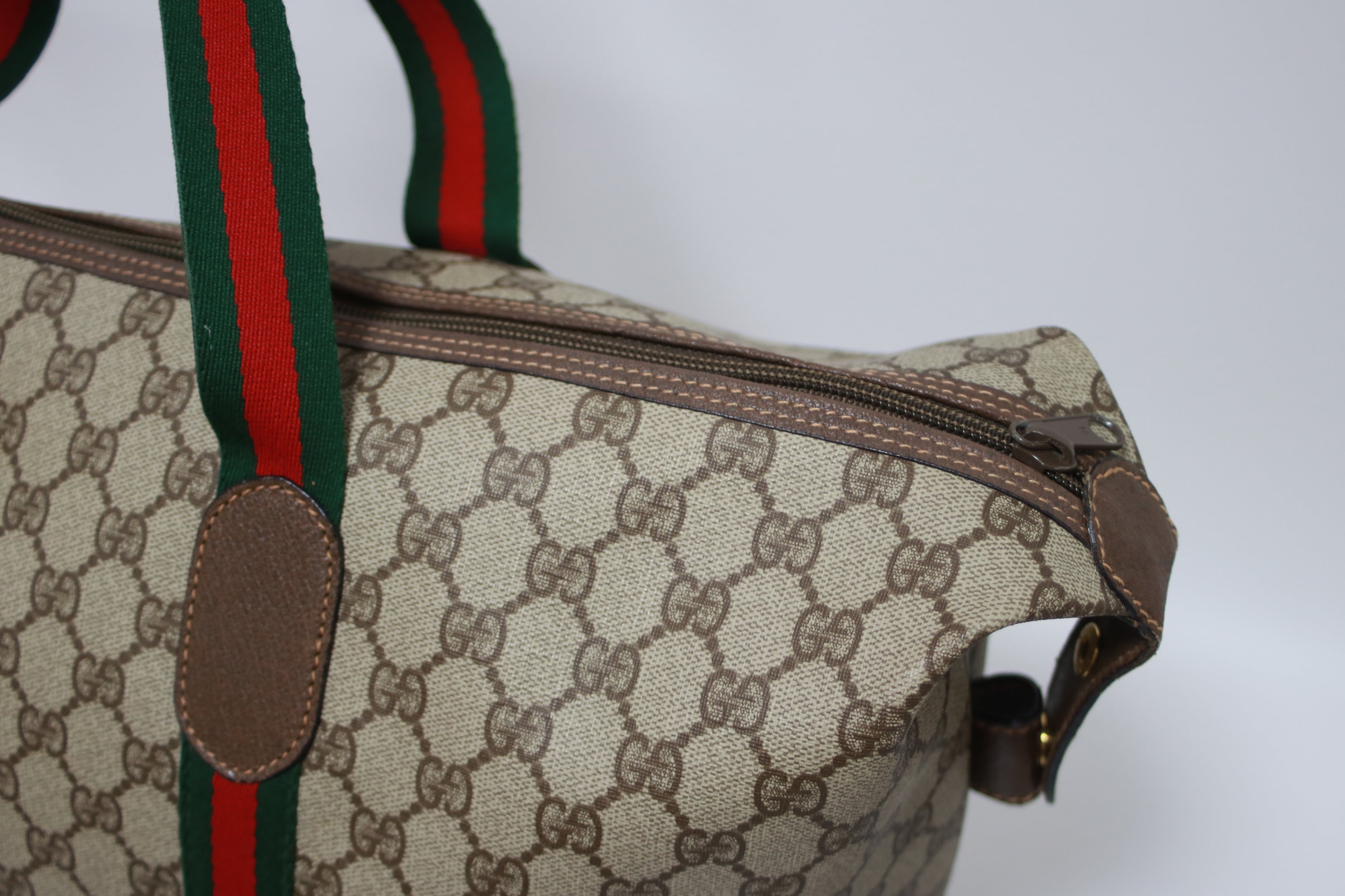 Gucci Travel Shoulder Tote Bag Used