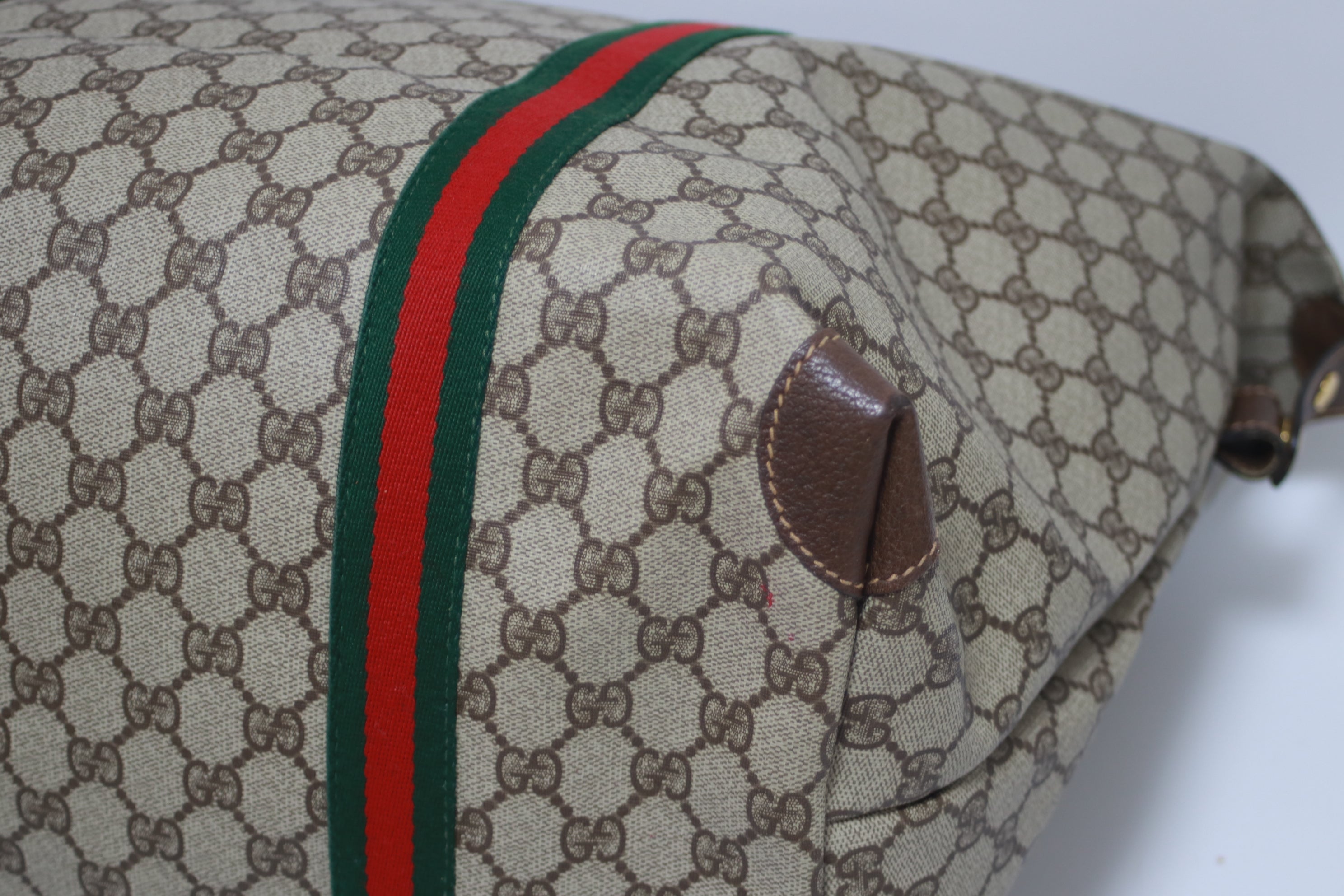 Gucci Travel Shoulder Tote Bag Used