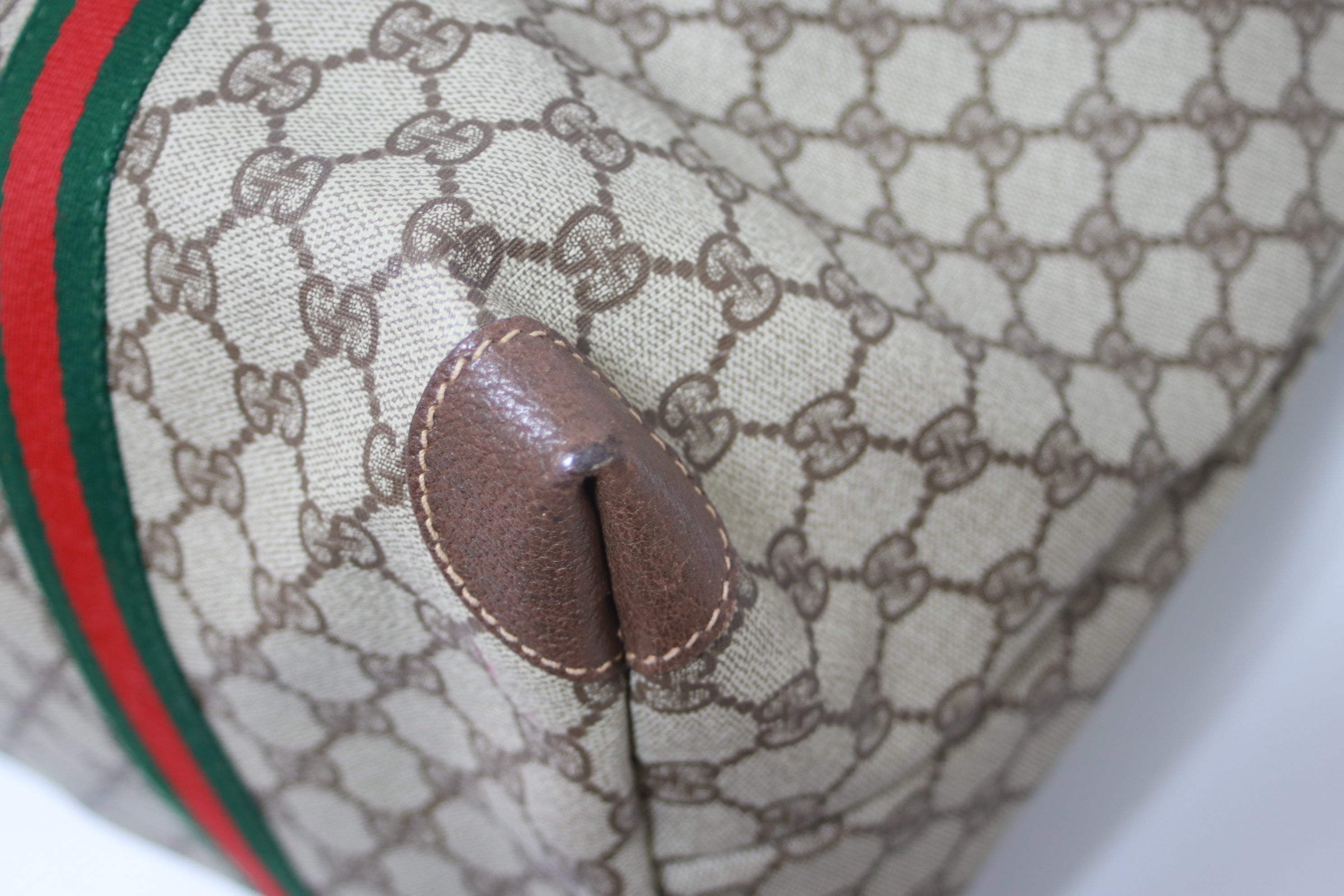 Gucci Travel Shoulder Tote Bag Used