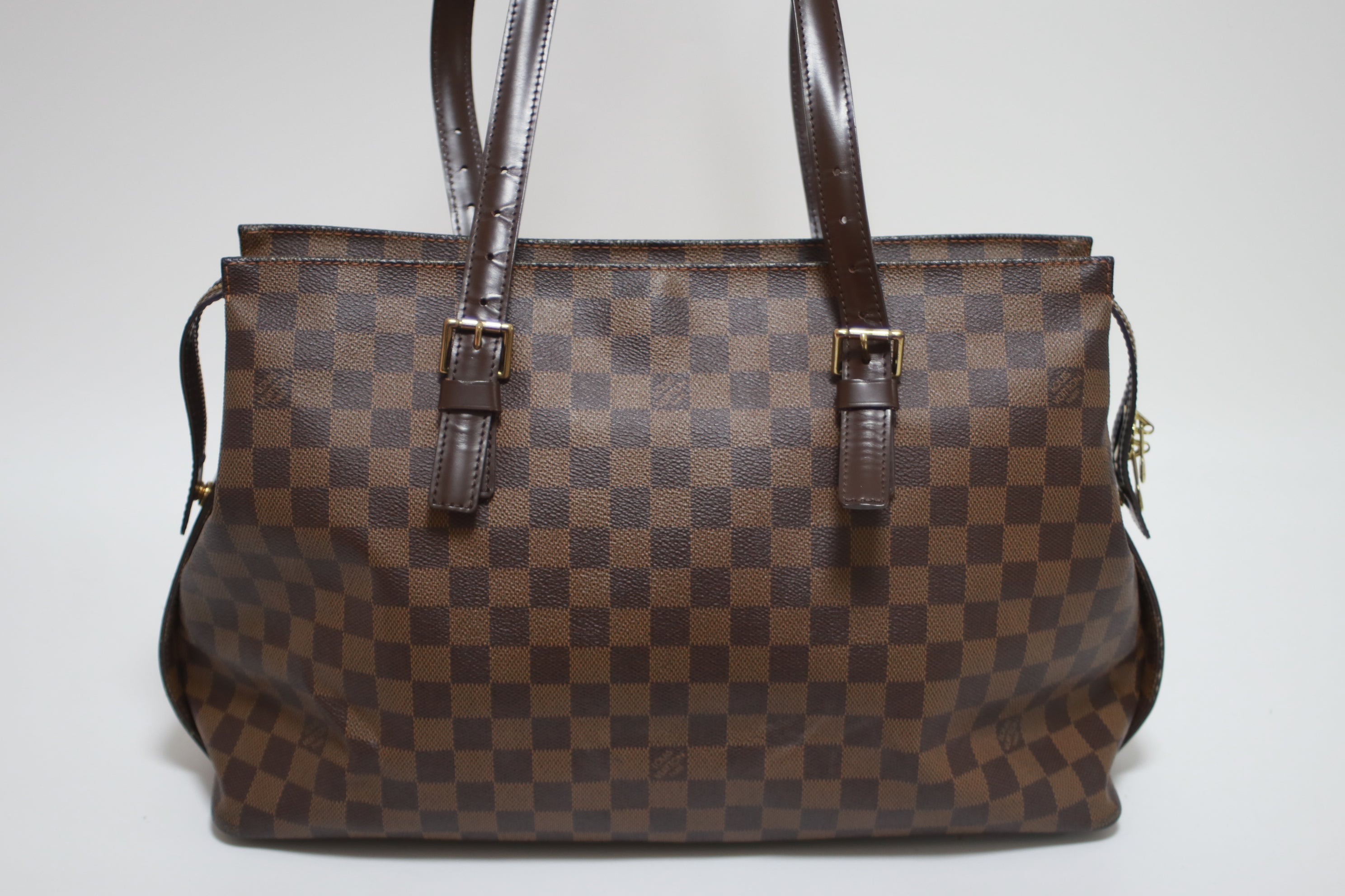 Louis Vuitton Chelsea Shoulder Tote Bag Used