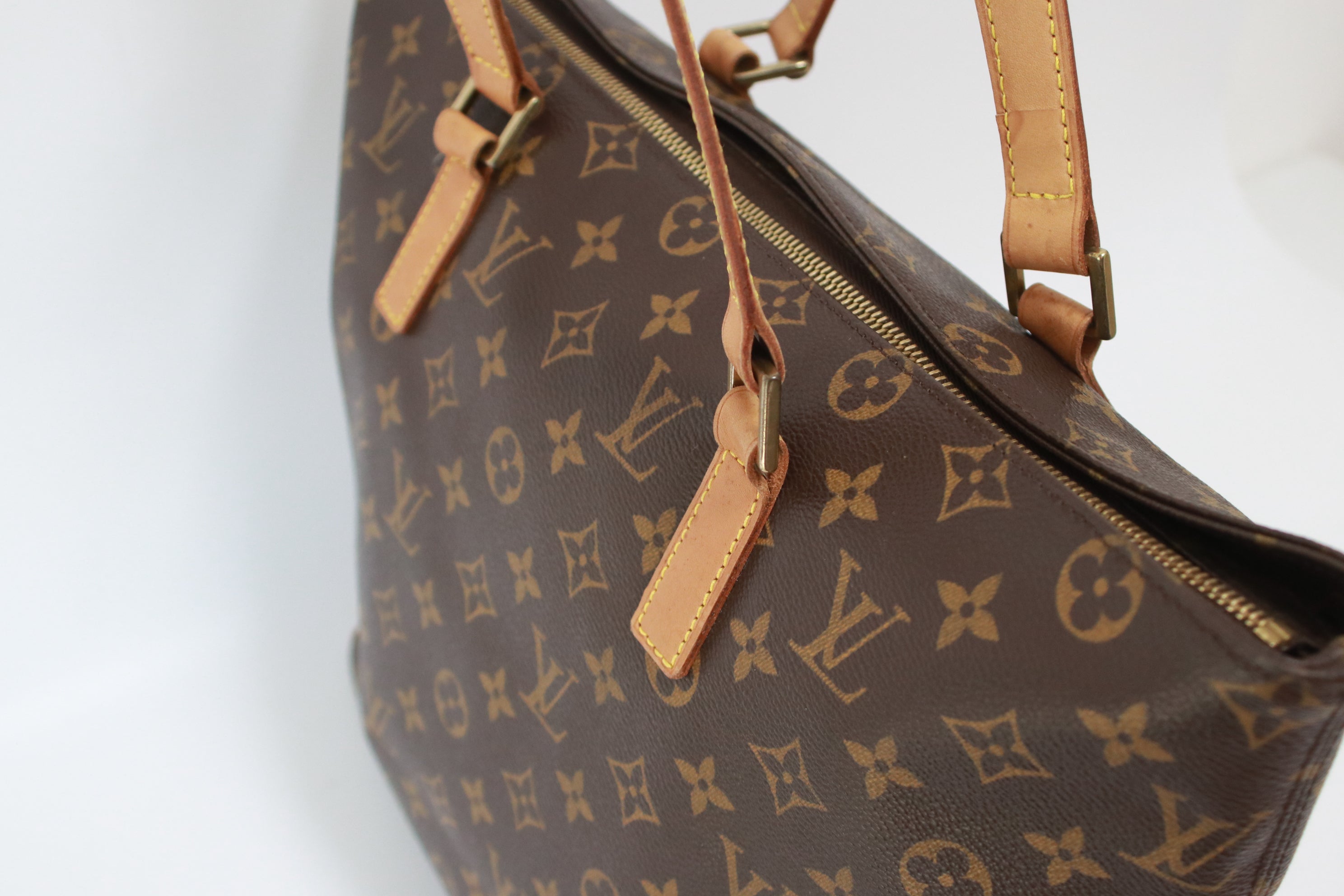 ルイヴィトン カバ メッツォ ショルダートートバッグ 中古
