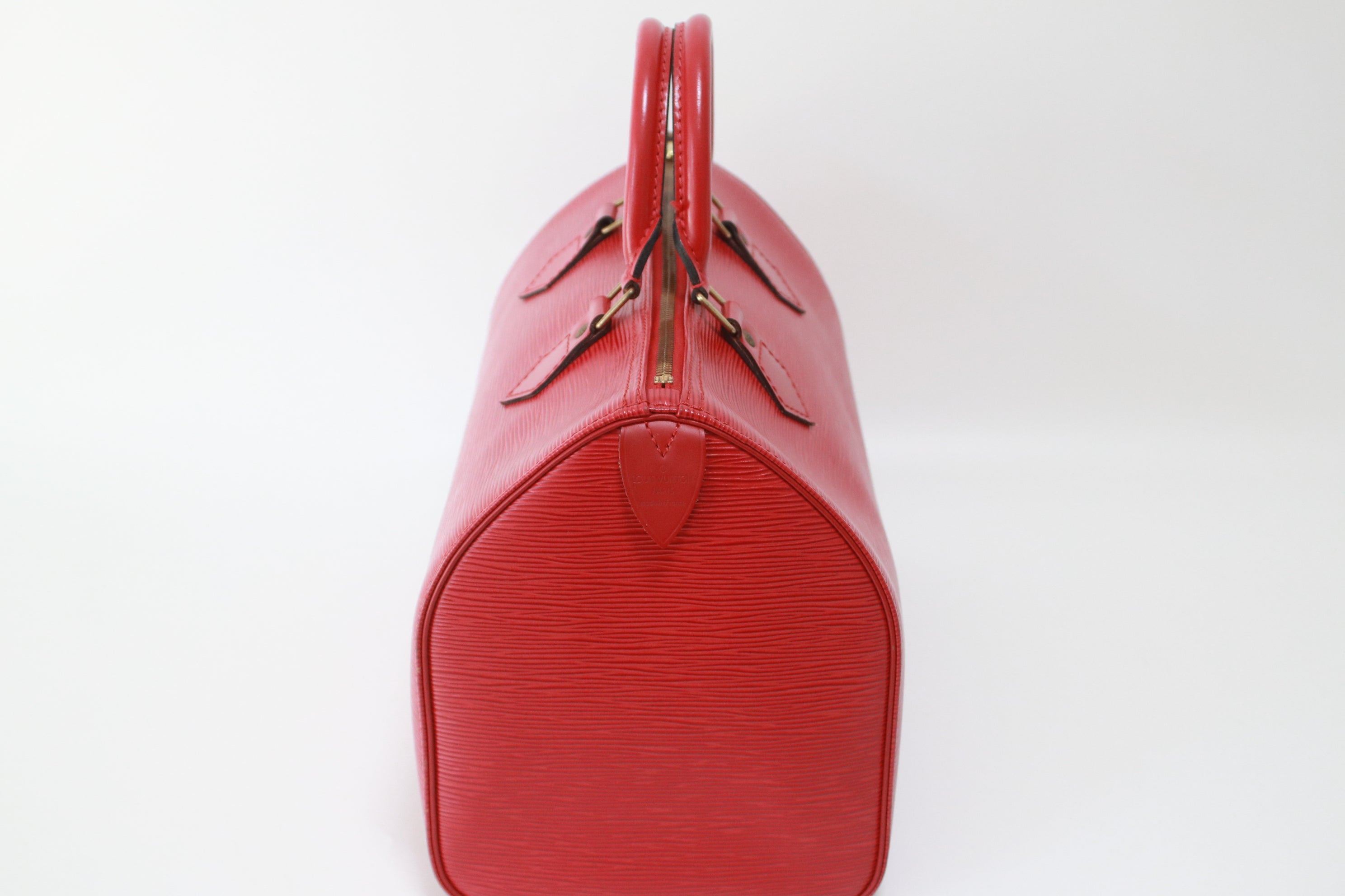 Louis Vuitton Speedy 30 Epi Red Handbag