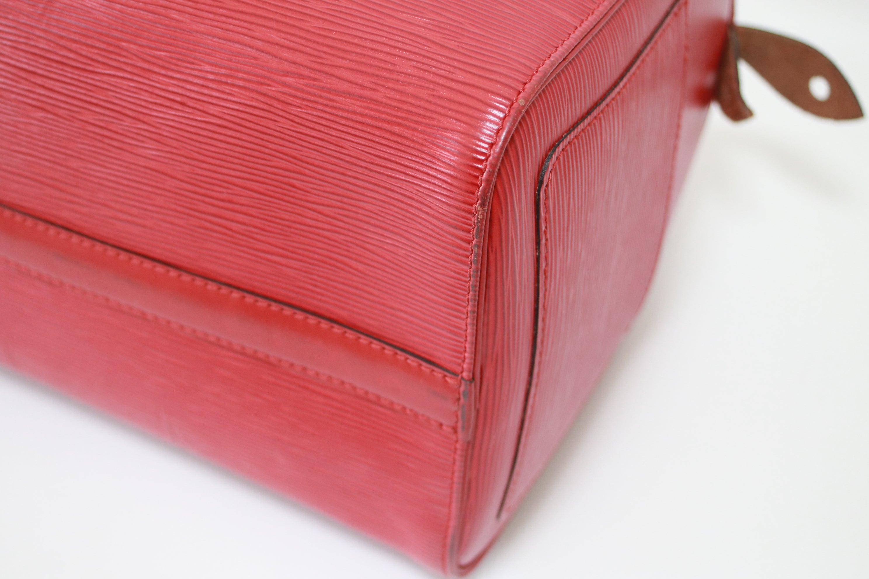 Louis Vuitton Speedy 30 Epi Red Handbag