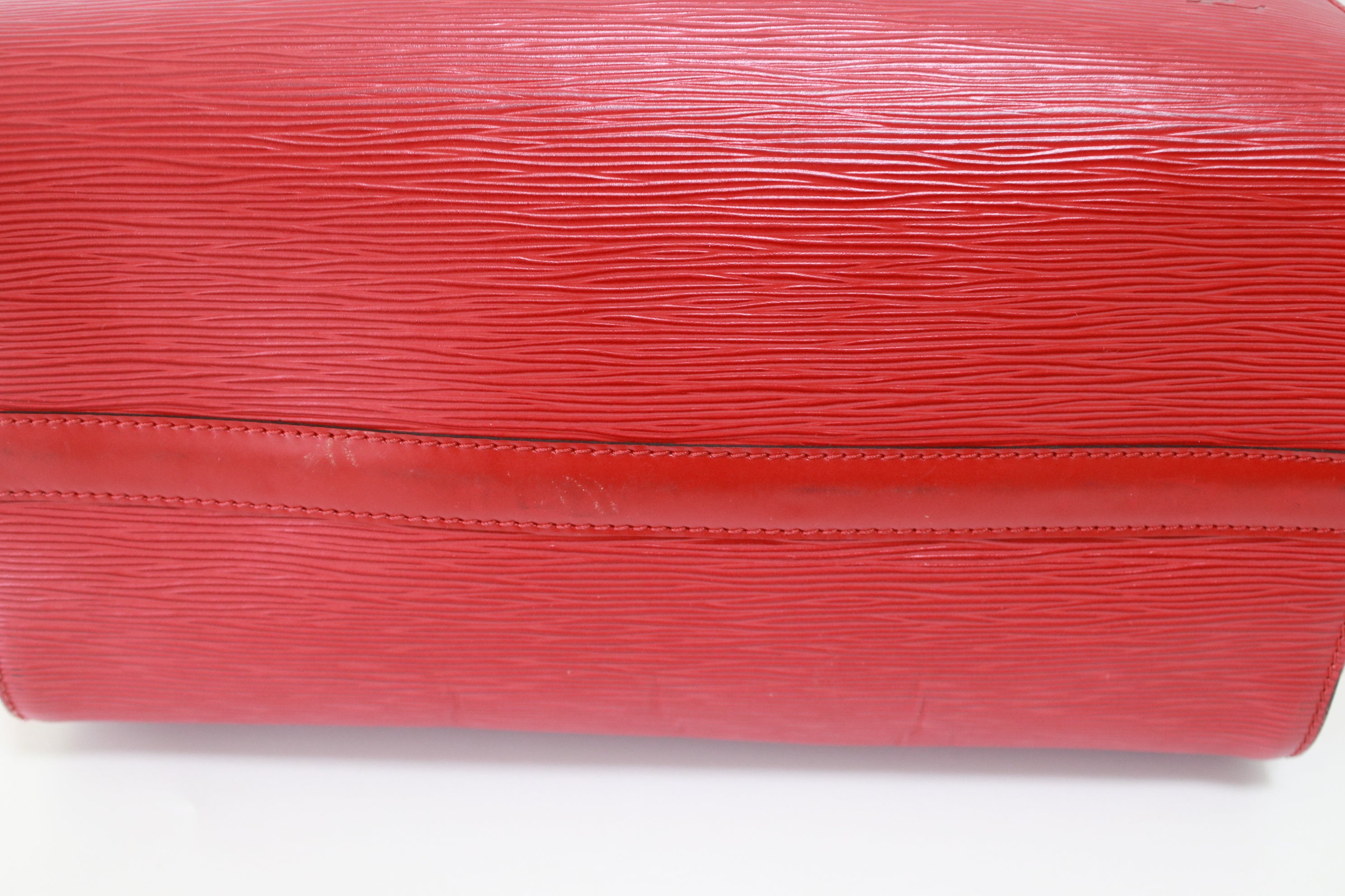 Louis Vuitton Speedy 30 Epi Red Handbag