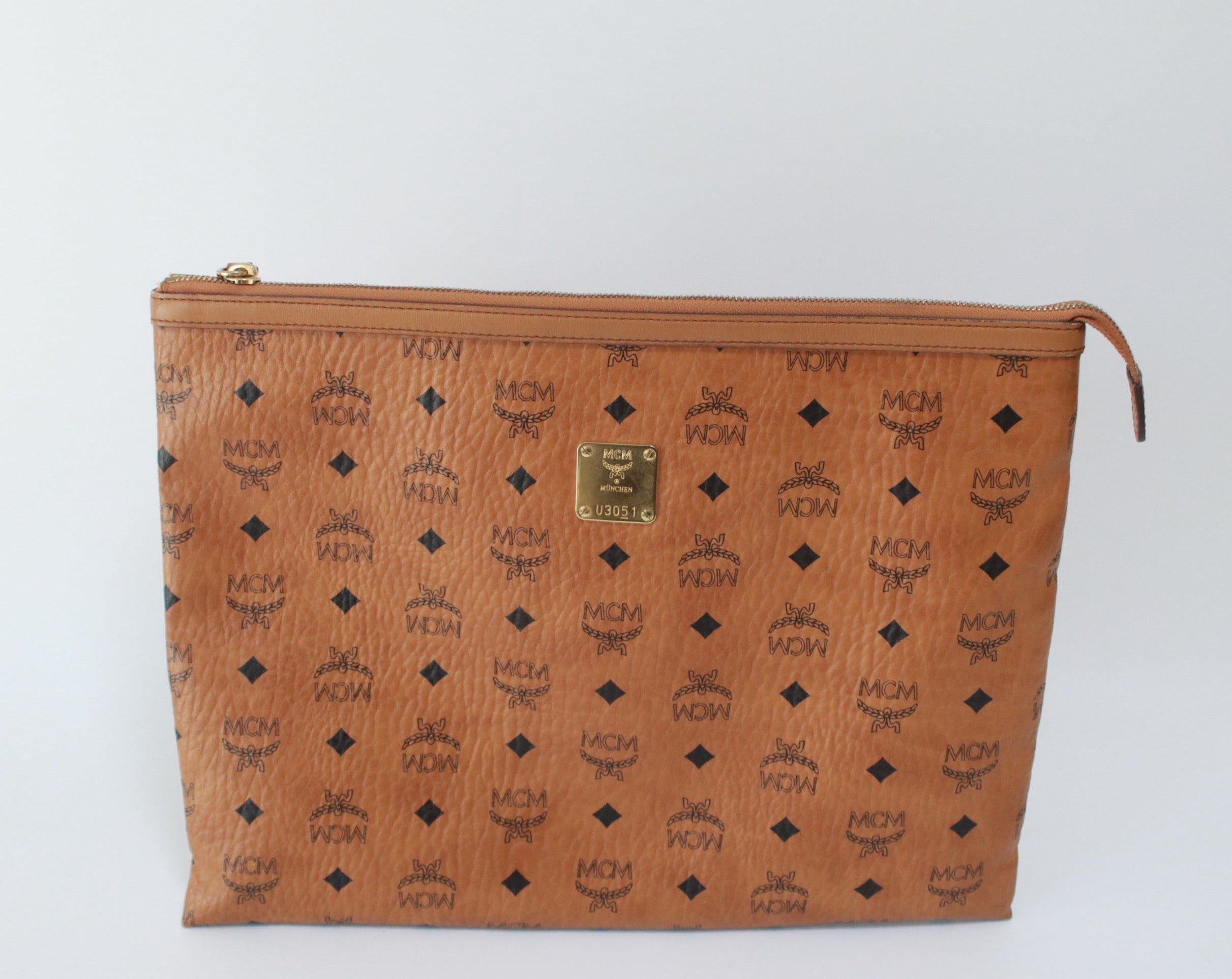 MCM Big Pouch/Clutch Bag Used (7163)