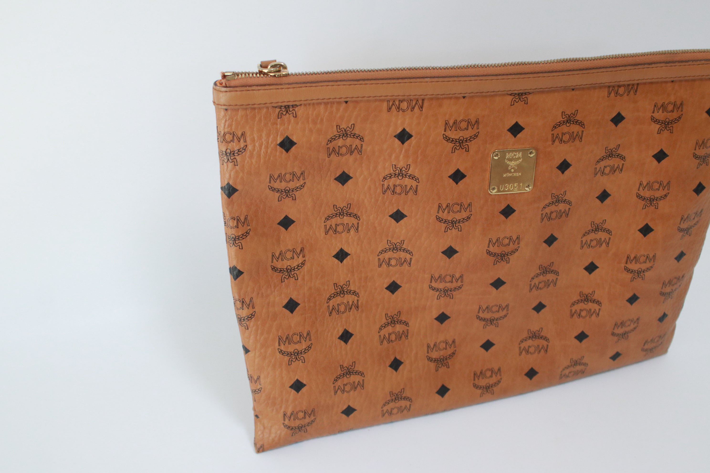 MCM Big Pouch/Clutch Bag Used (7163)