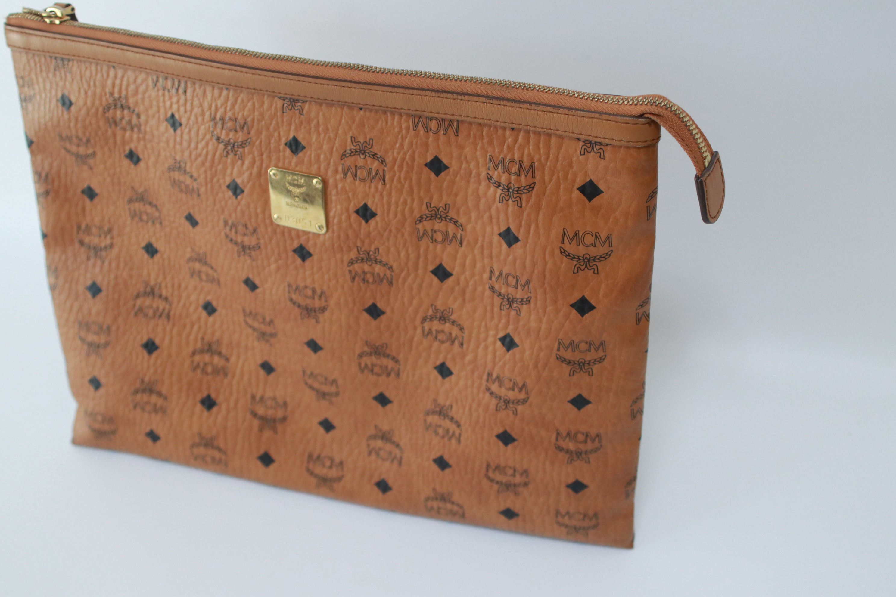 MCM Big Pouch/Clutch Bag Used (7163)