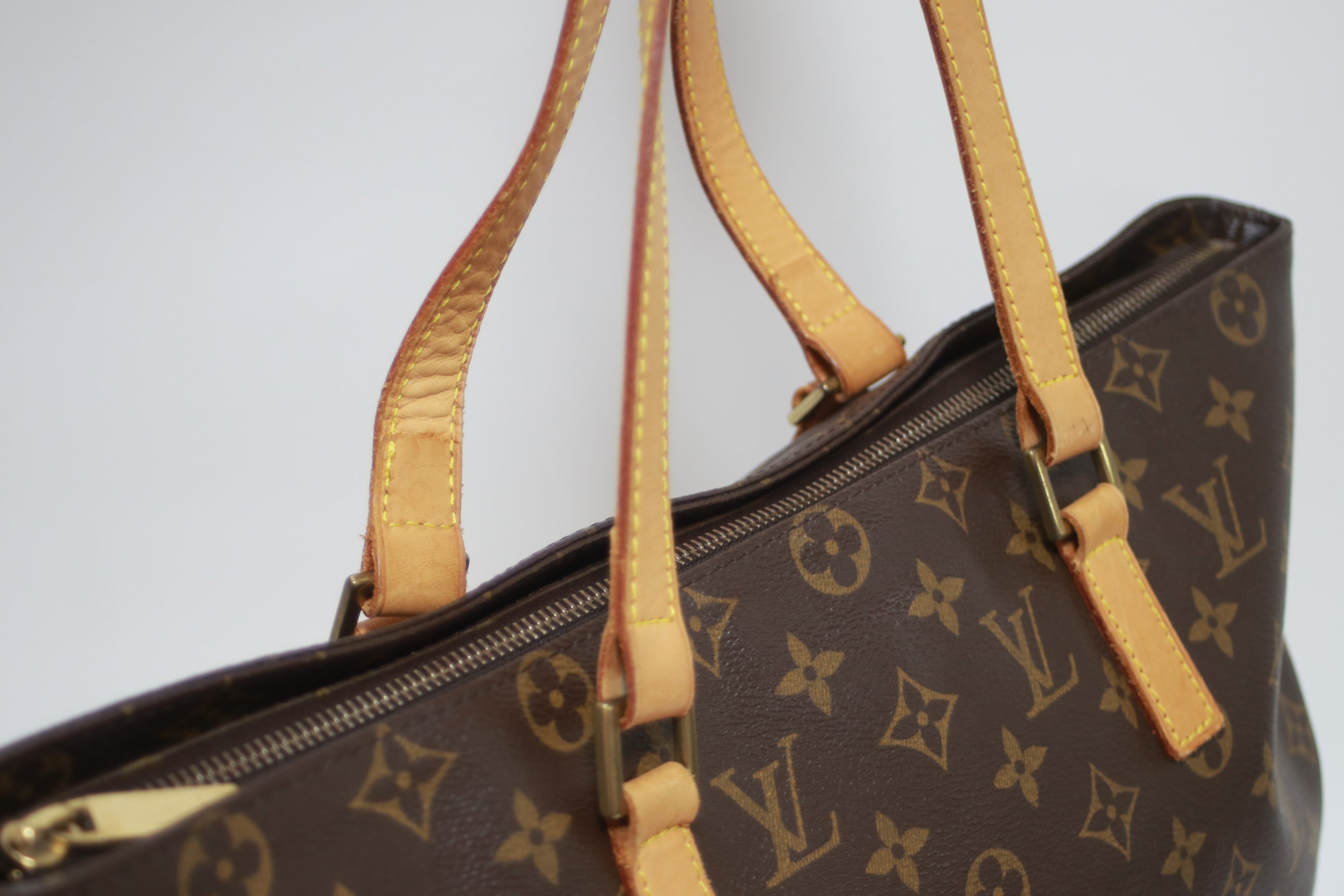Louis Vuitton Cabas Mezzo Shoulder Tote Bag Used