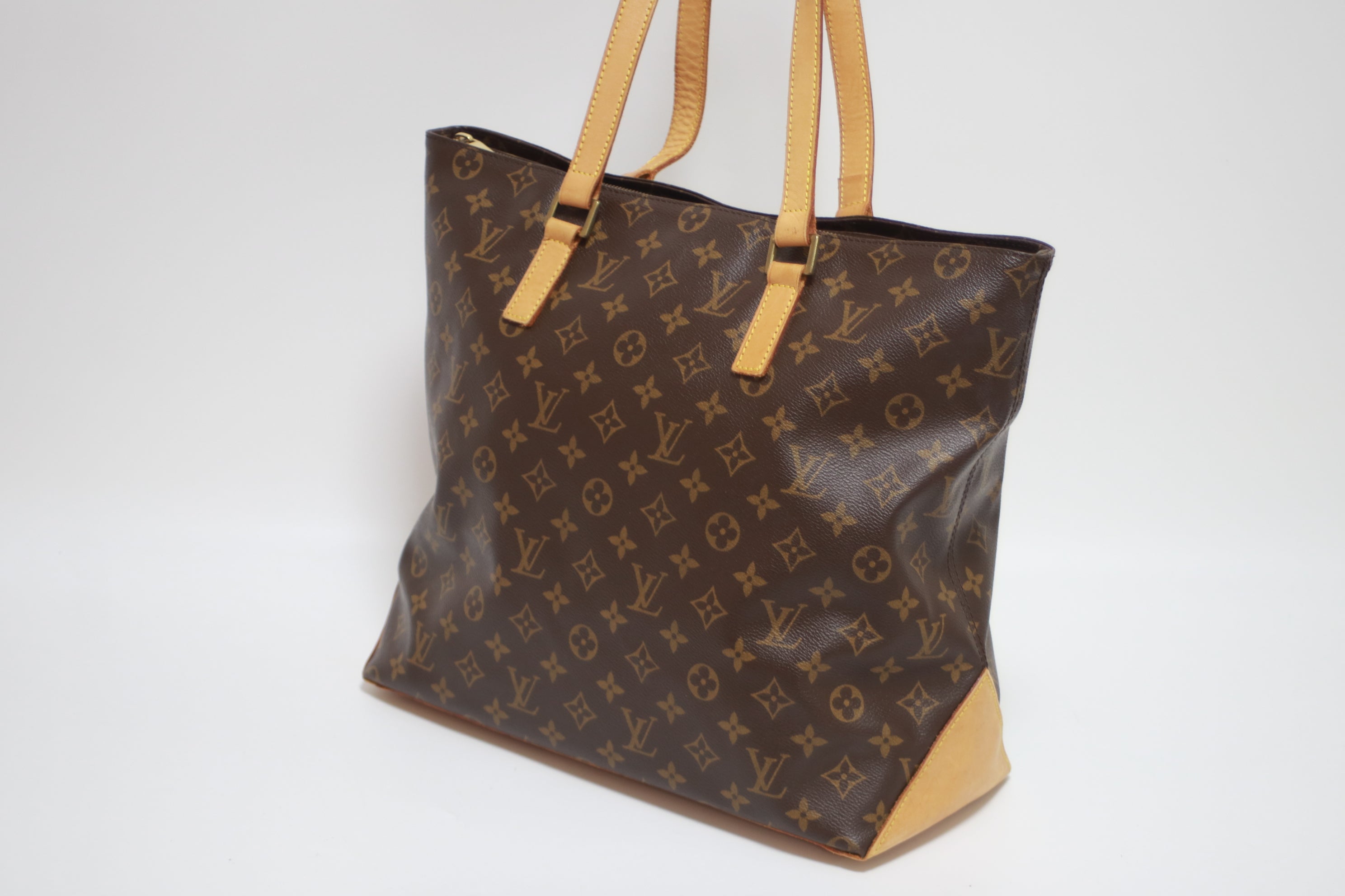 Louis Vuitton Cabas Mezzo Shoulder Tote Bag Used
