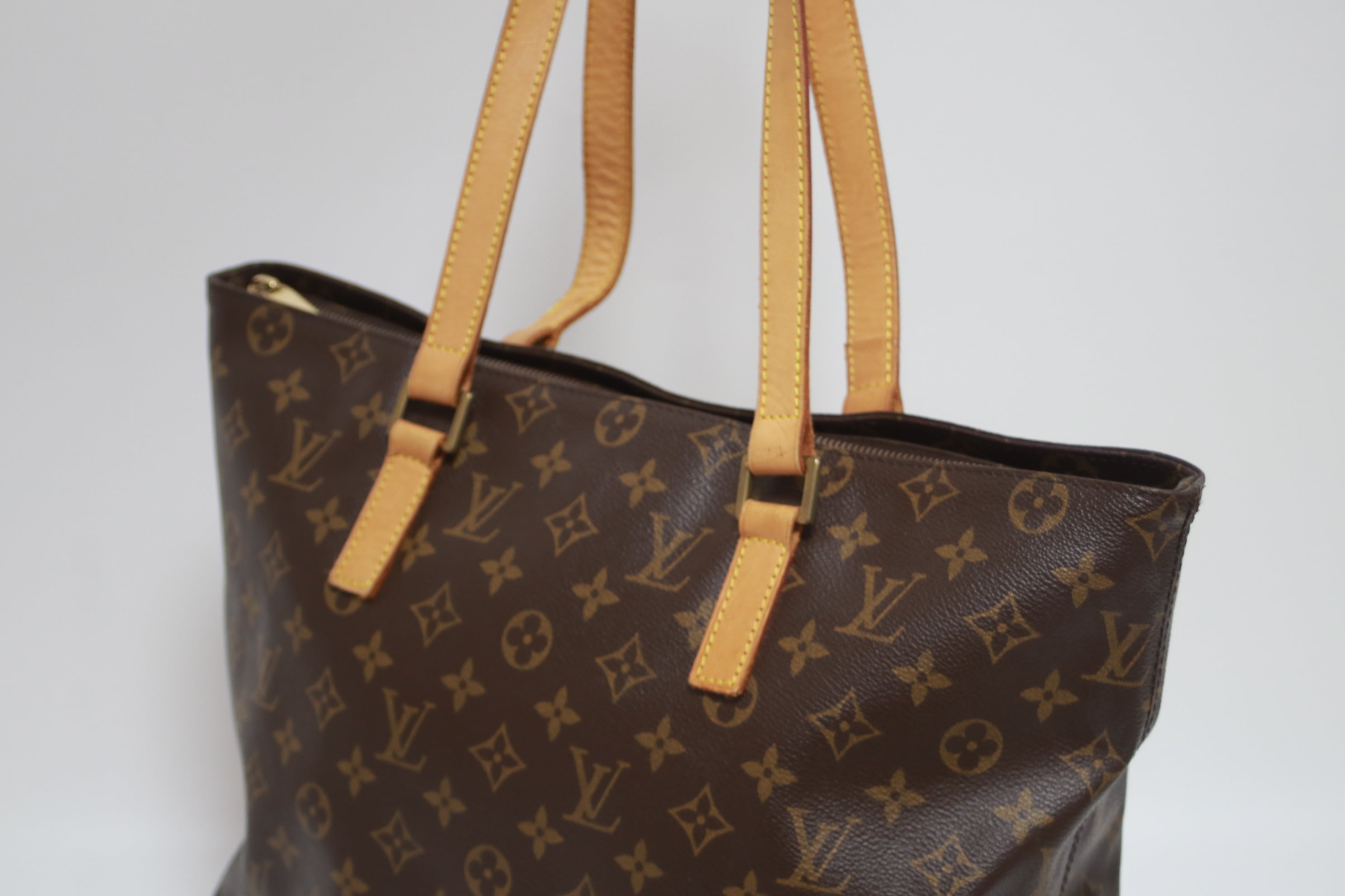 Louis Vuitton Cabas Mezzo Shoulder Tote Bag Used