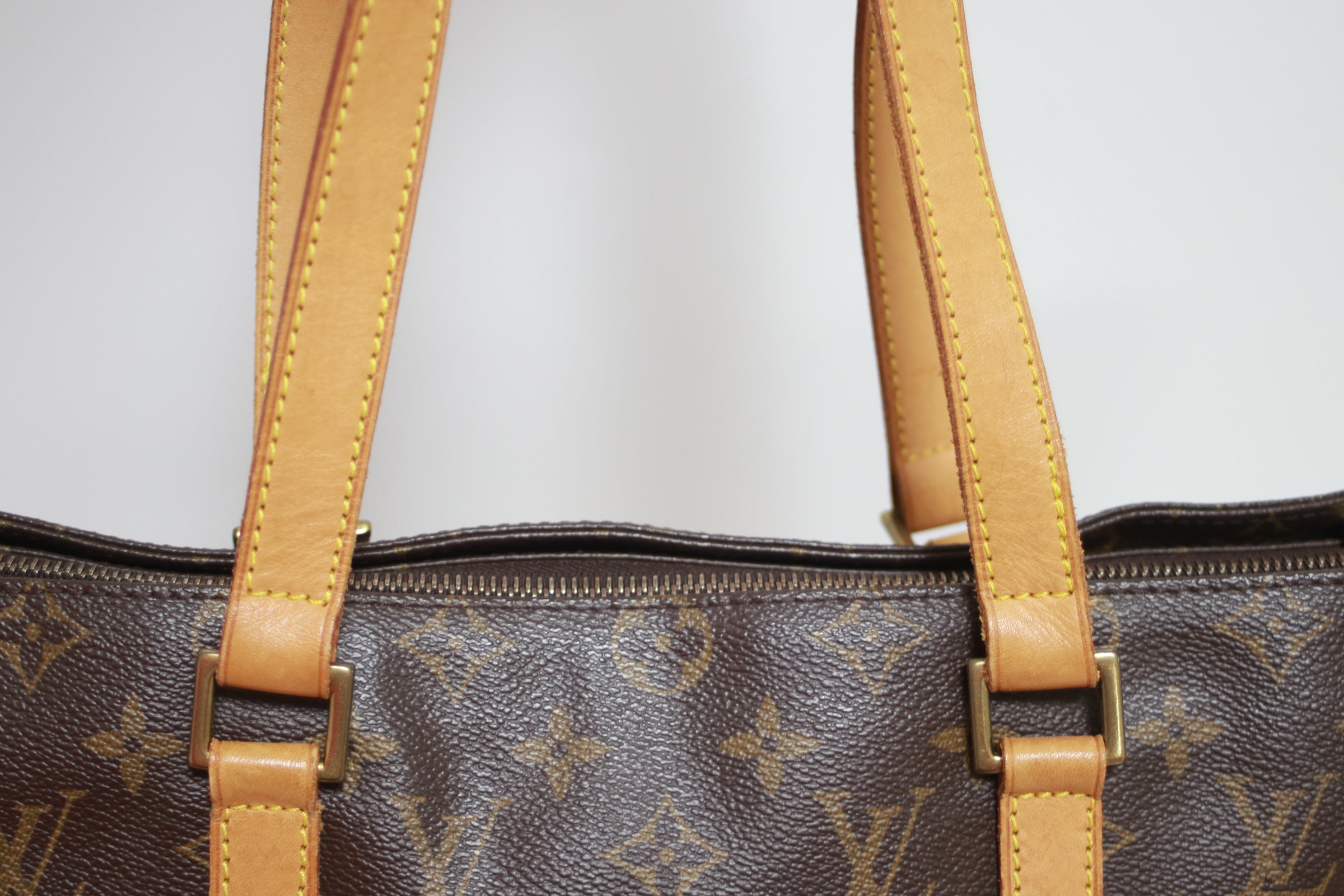 Louis Vuitton Cabas Mezzo Shoulder Tote Bag Used