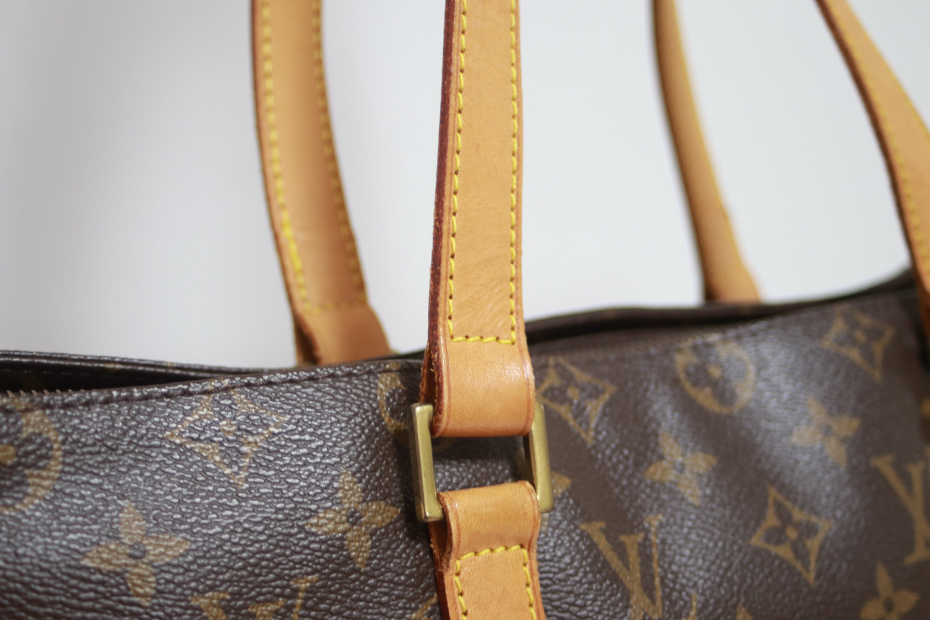 Louis Vuitton Cabas Mezzo Shoulder Tote Bag Used