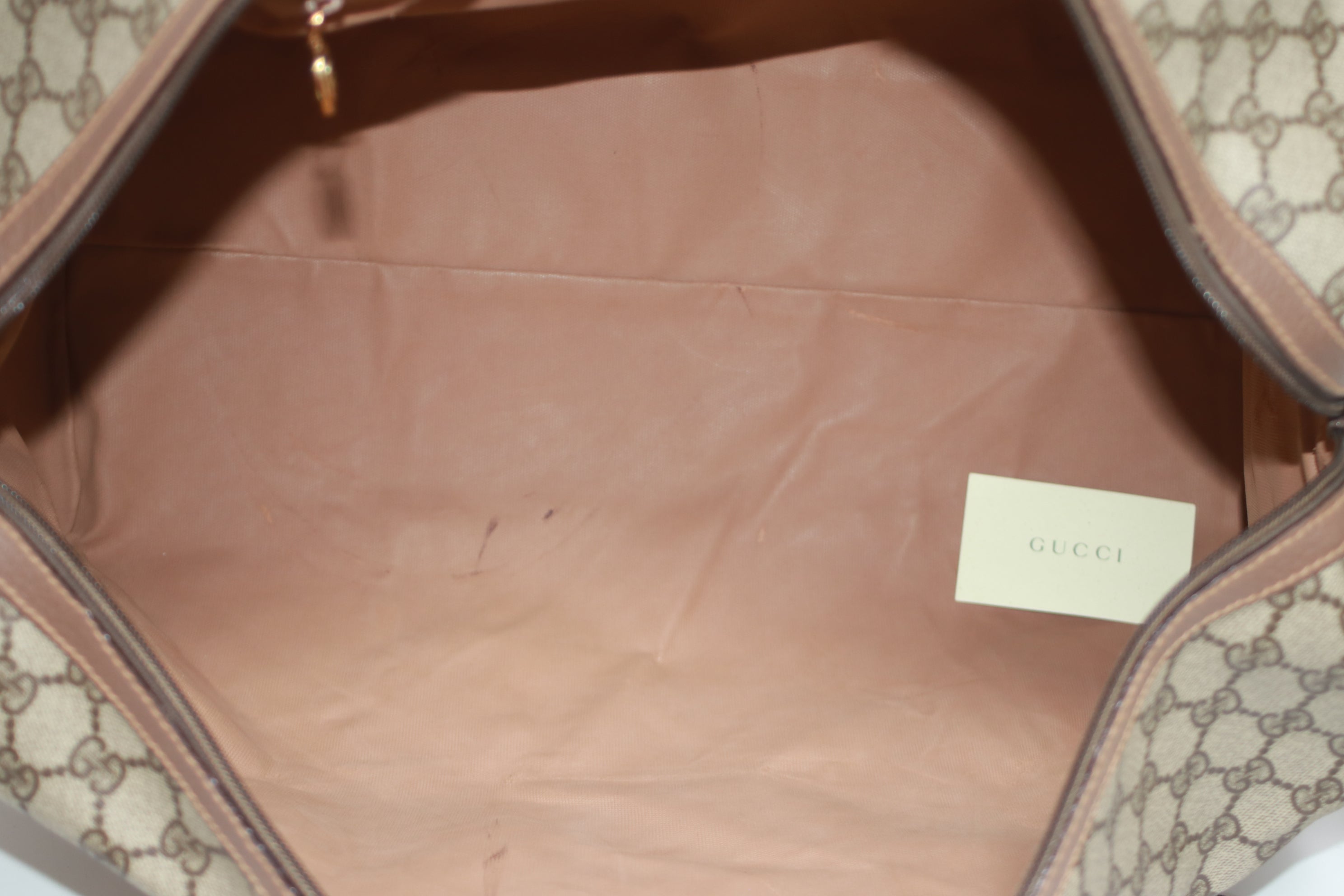 Gucci Boston Brown Travel Bag Used
