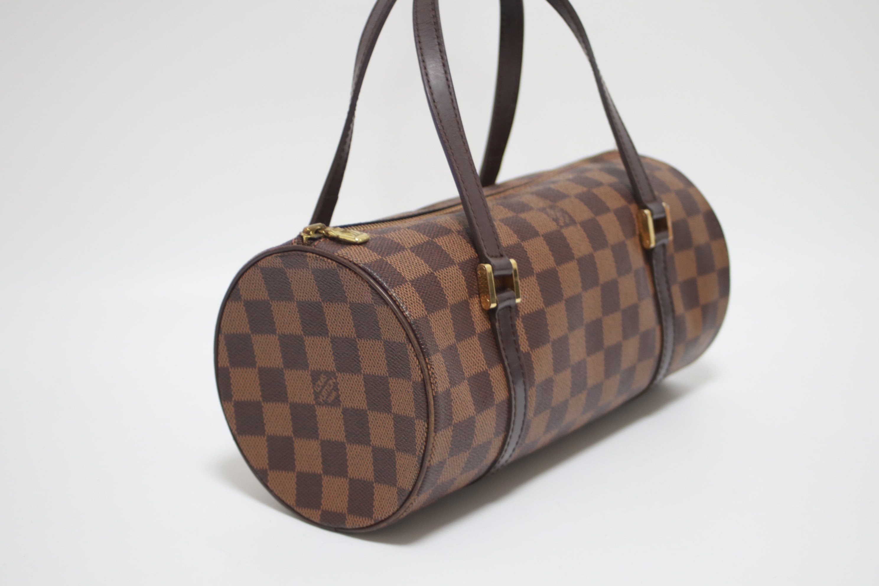 Louis Vuitton Papillon 27 Damier Ebene Handbag Used