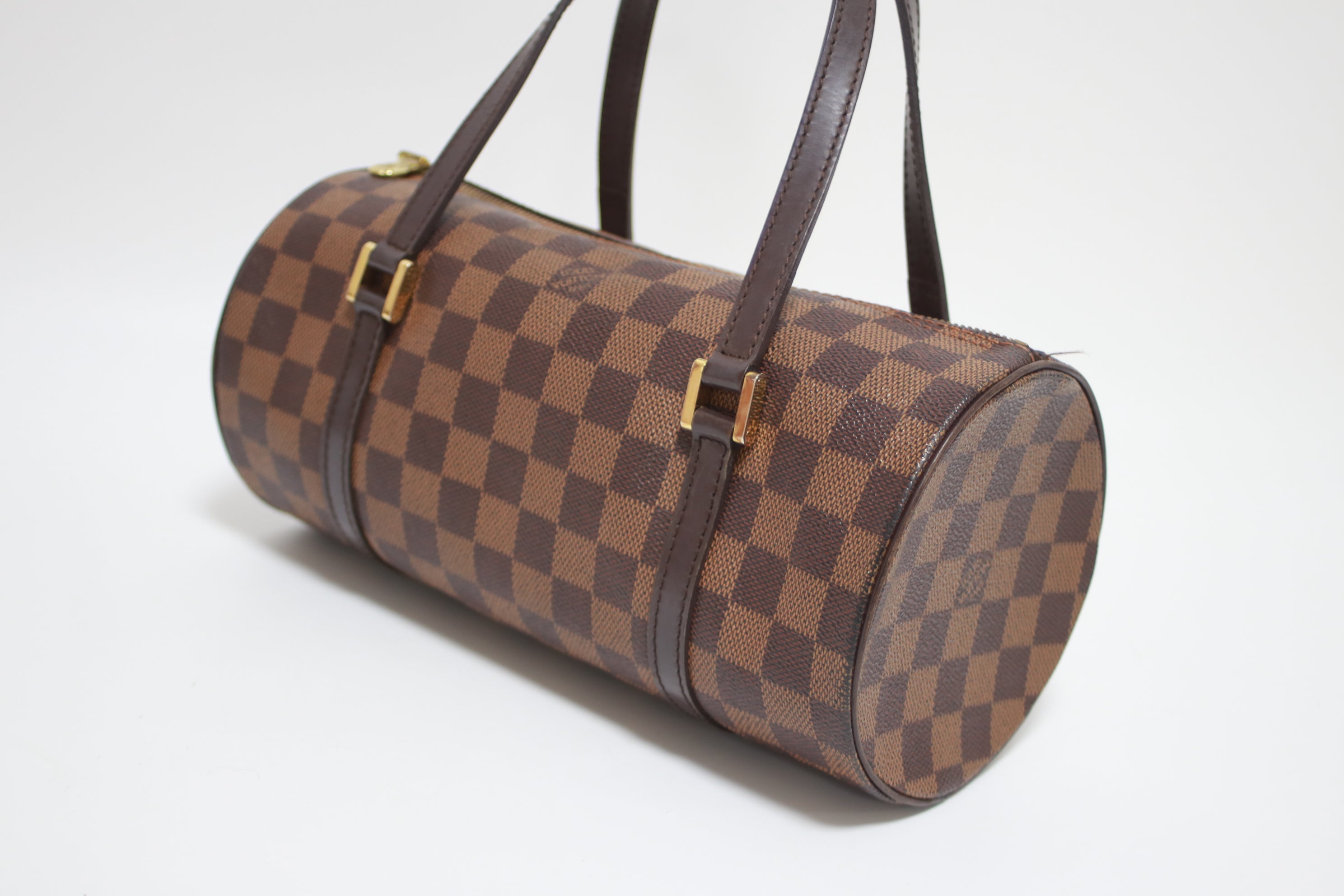 Louis Vuitton Papillon 27 Damier Ebene Handbag Used