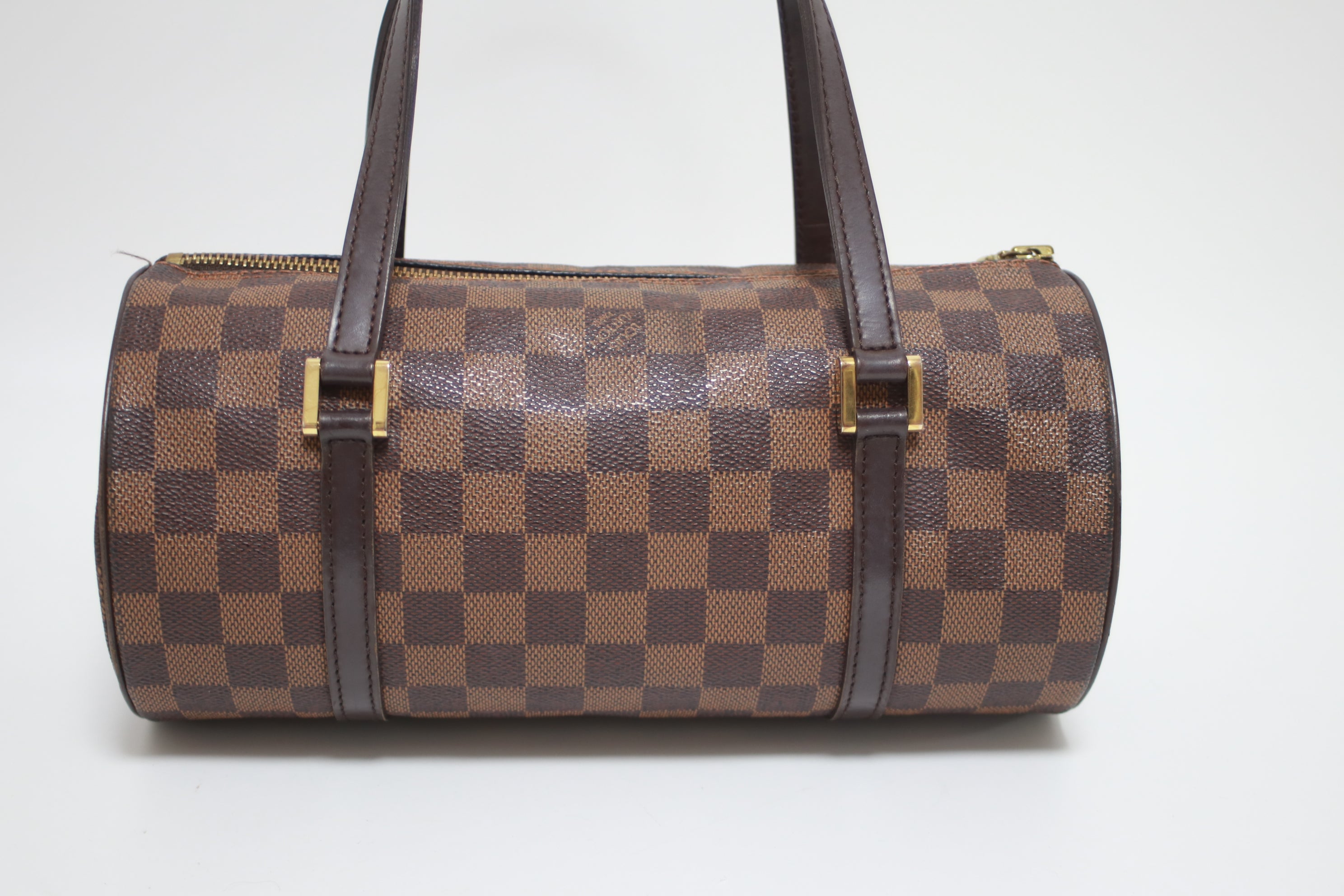 Louis Vuitton Papillon 27 Damier Ebene Handbag Used