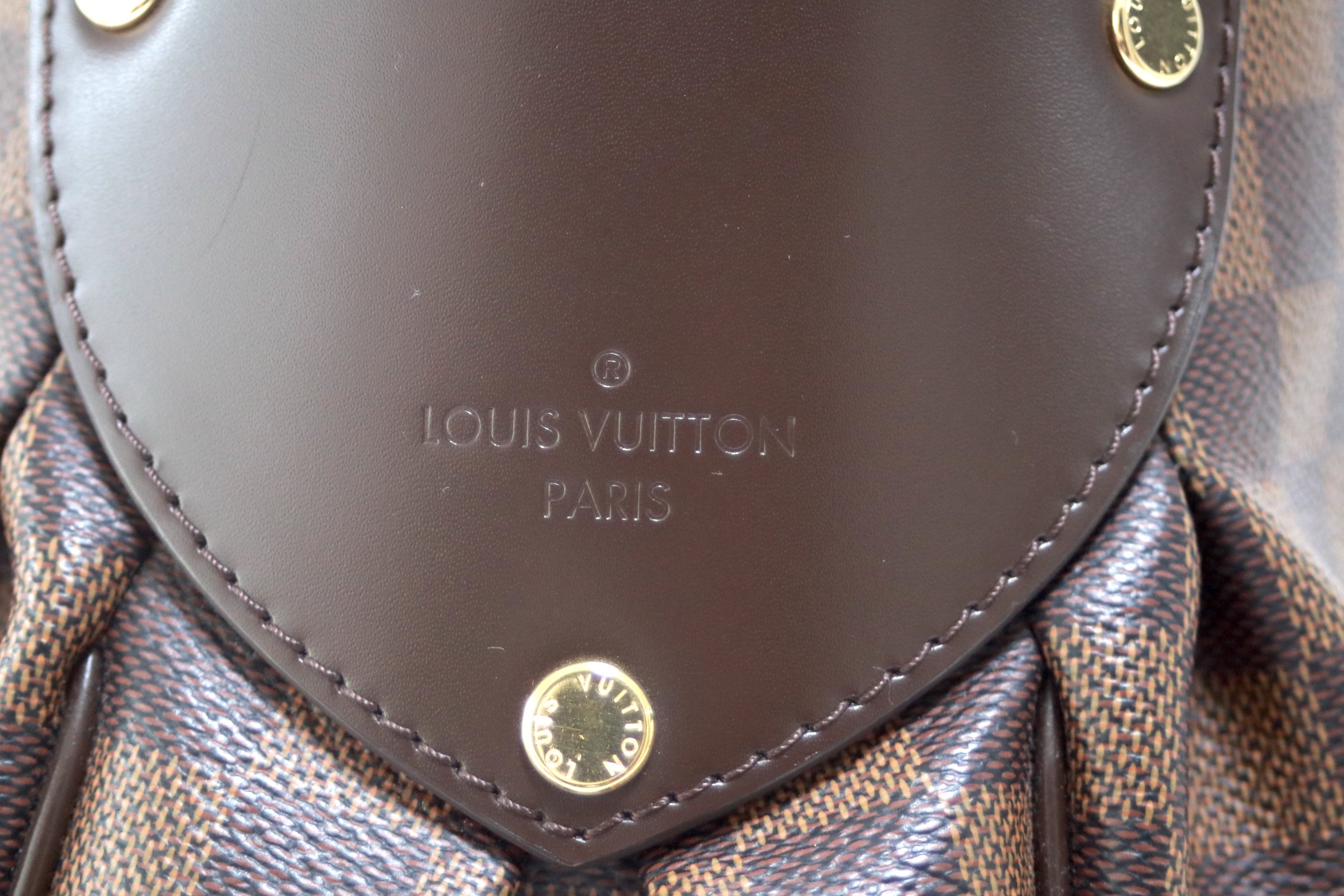 Louis Vuitton Regia Damier Ebene Shoulder Bag Used (7204)