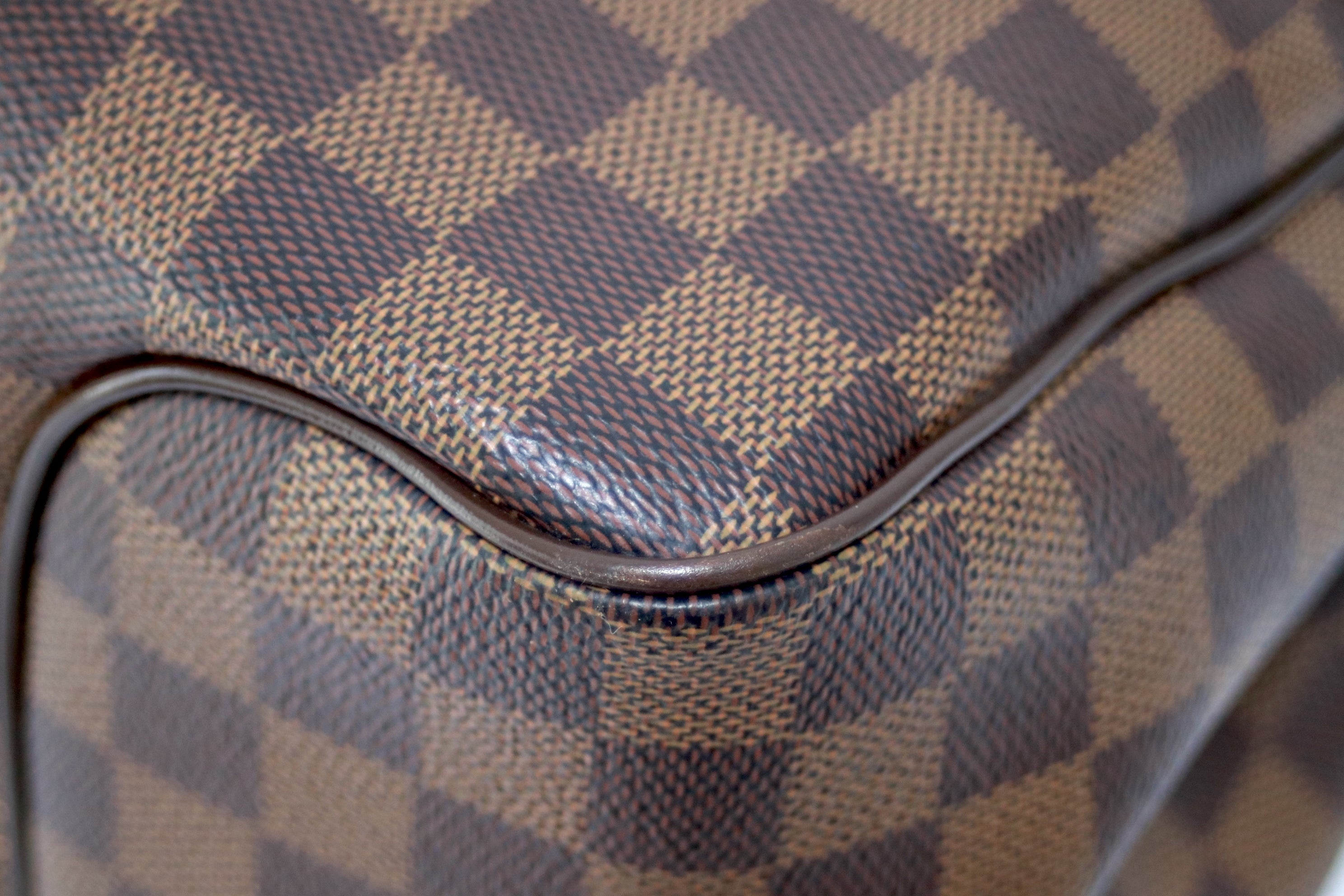 Louis Vuitton Regia Damier Ebene Shoulder Bag Used (7204)